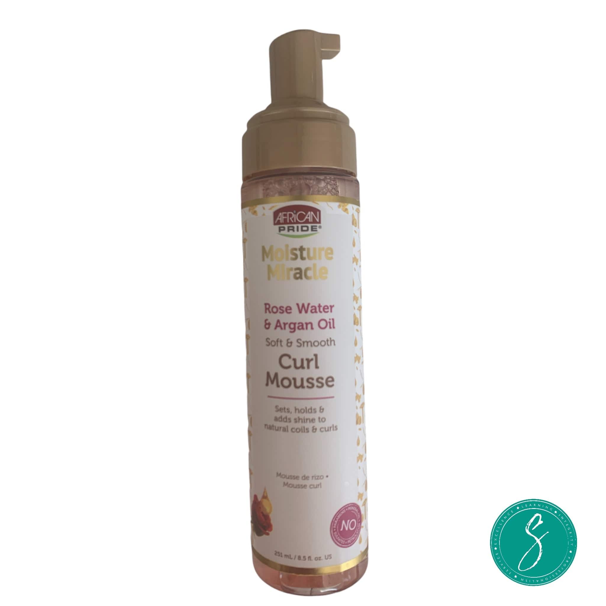 African Pride African Pride Moisture Miracle Rose Water & Argan Oil Curl Hair Mousse