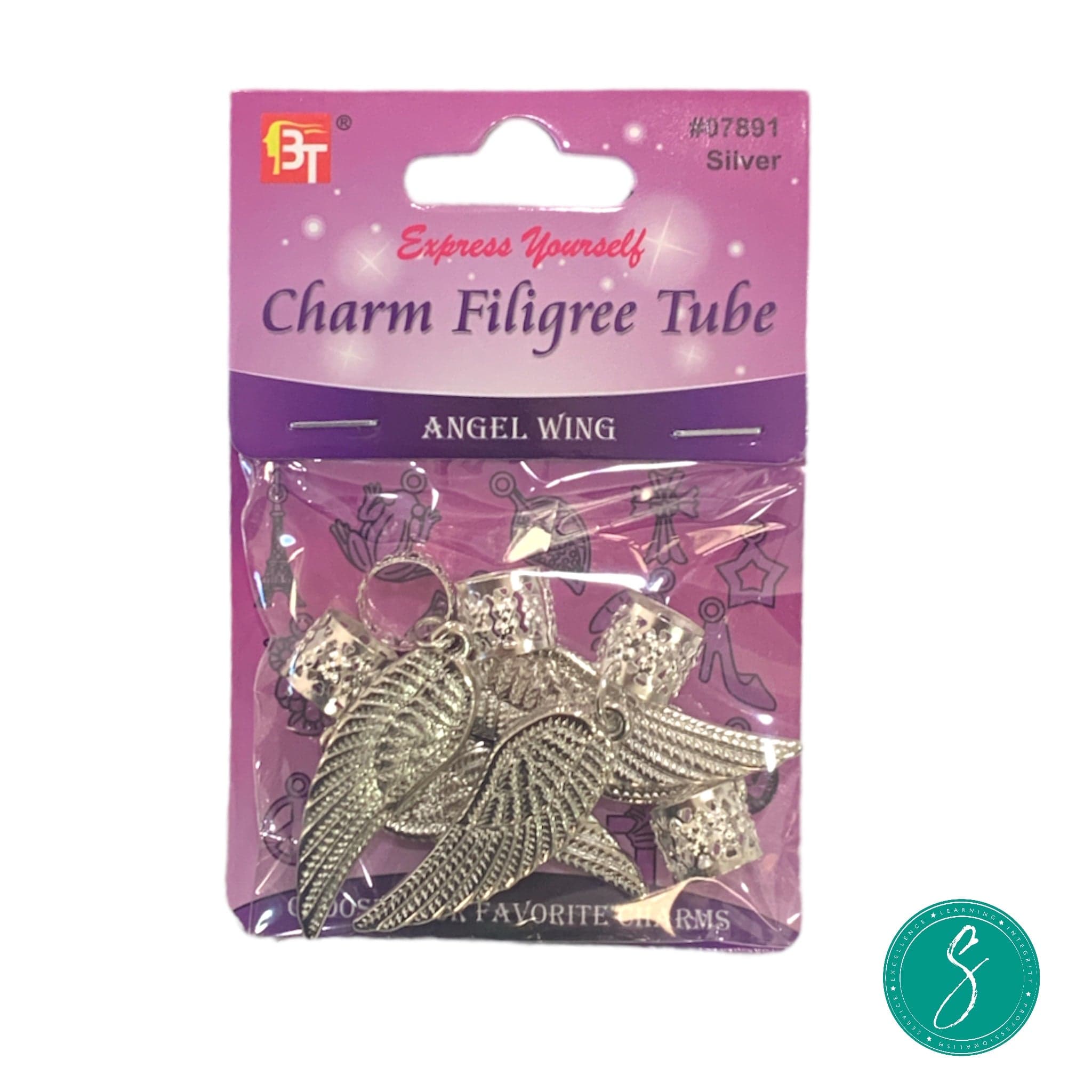 Beauty Town Angel Wings Silver