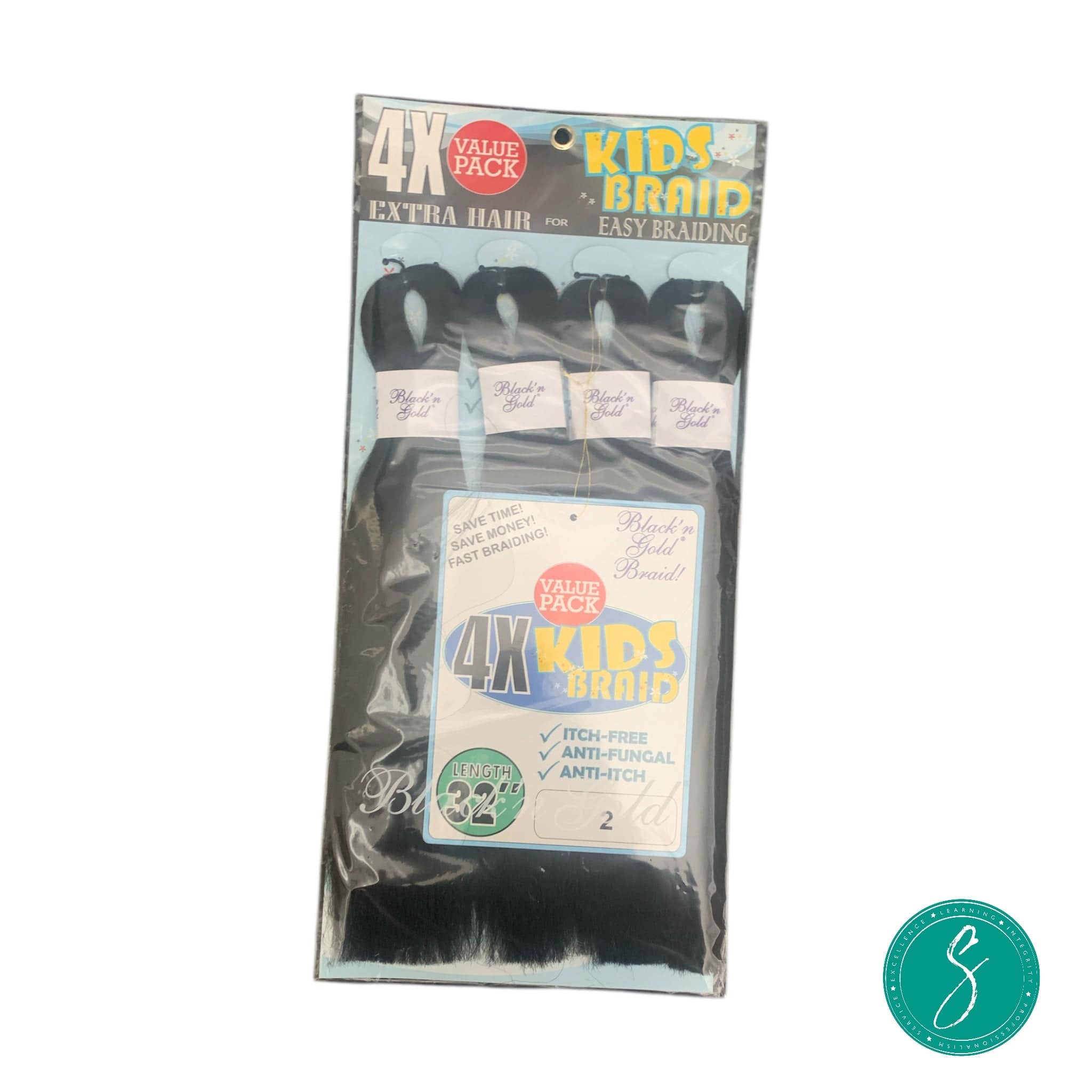 Kum Kang Trading U.S.A.inC. Black n Gold 4X Kids #2