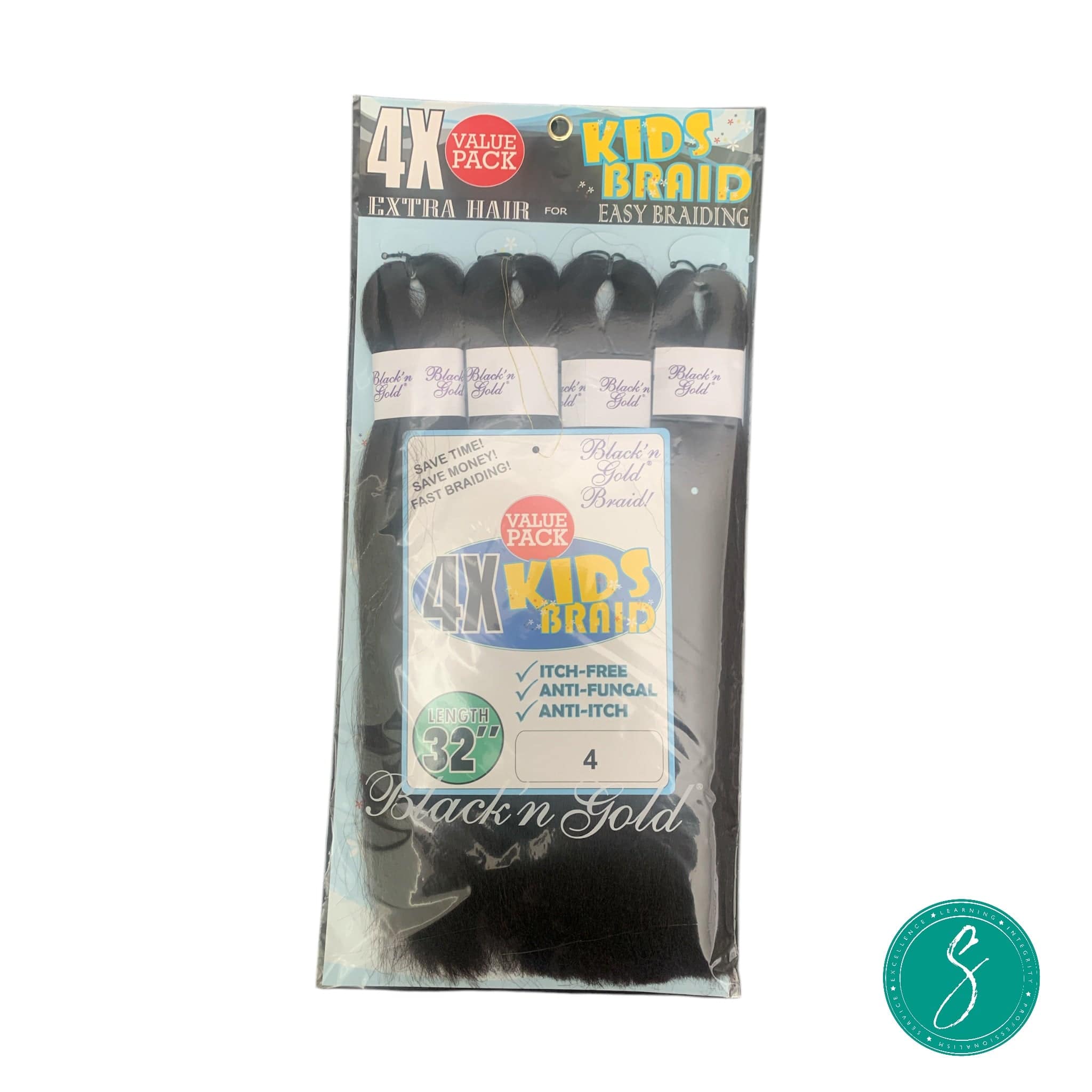 Kum Kang Trading U.S.A.inC. Black n Gold 4X Kids #4