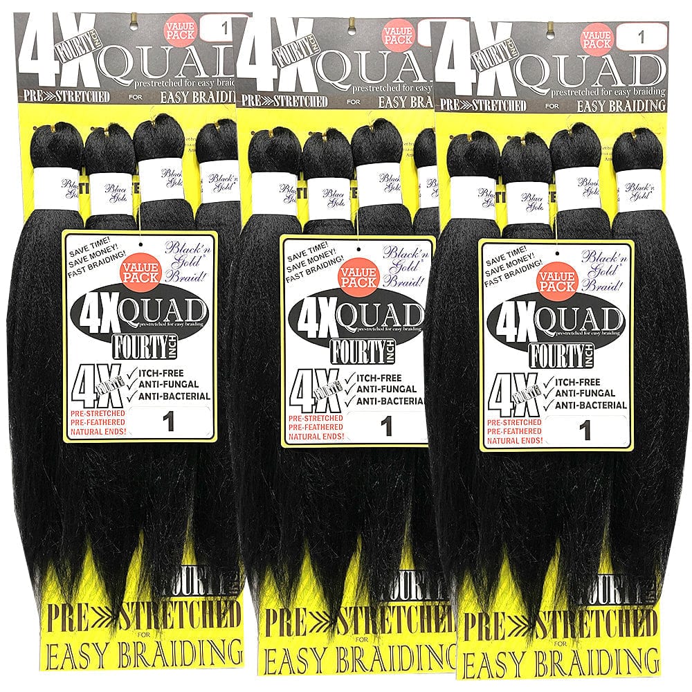 Black n Gold 4X Prestretch #1