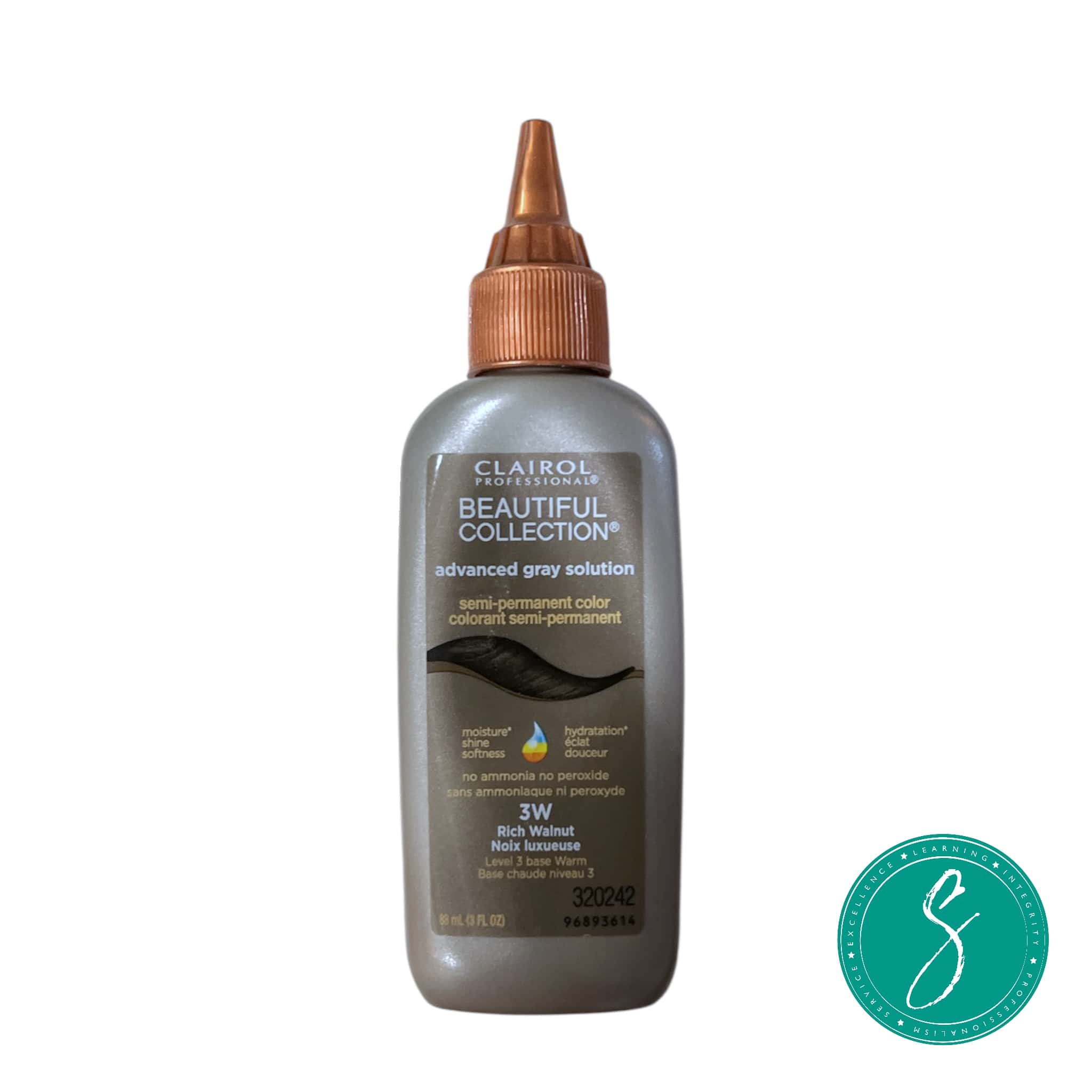 Clairol Beautiful Collection AG #3W Rich Walnut