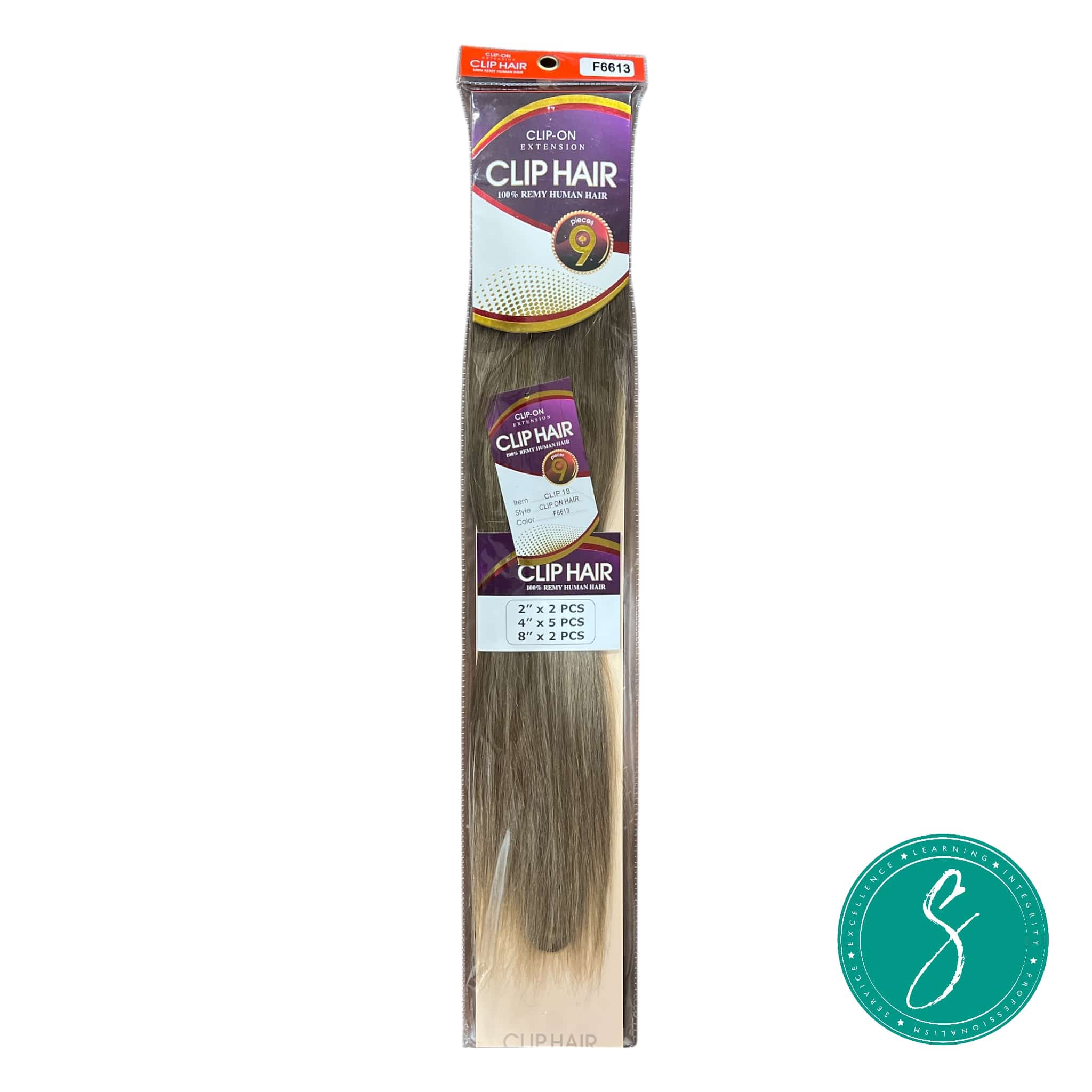 Clip-On Extensio 9PCS F6613 18"