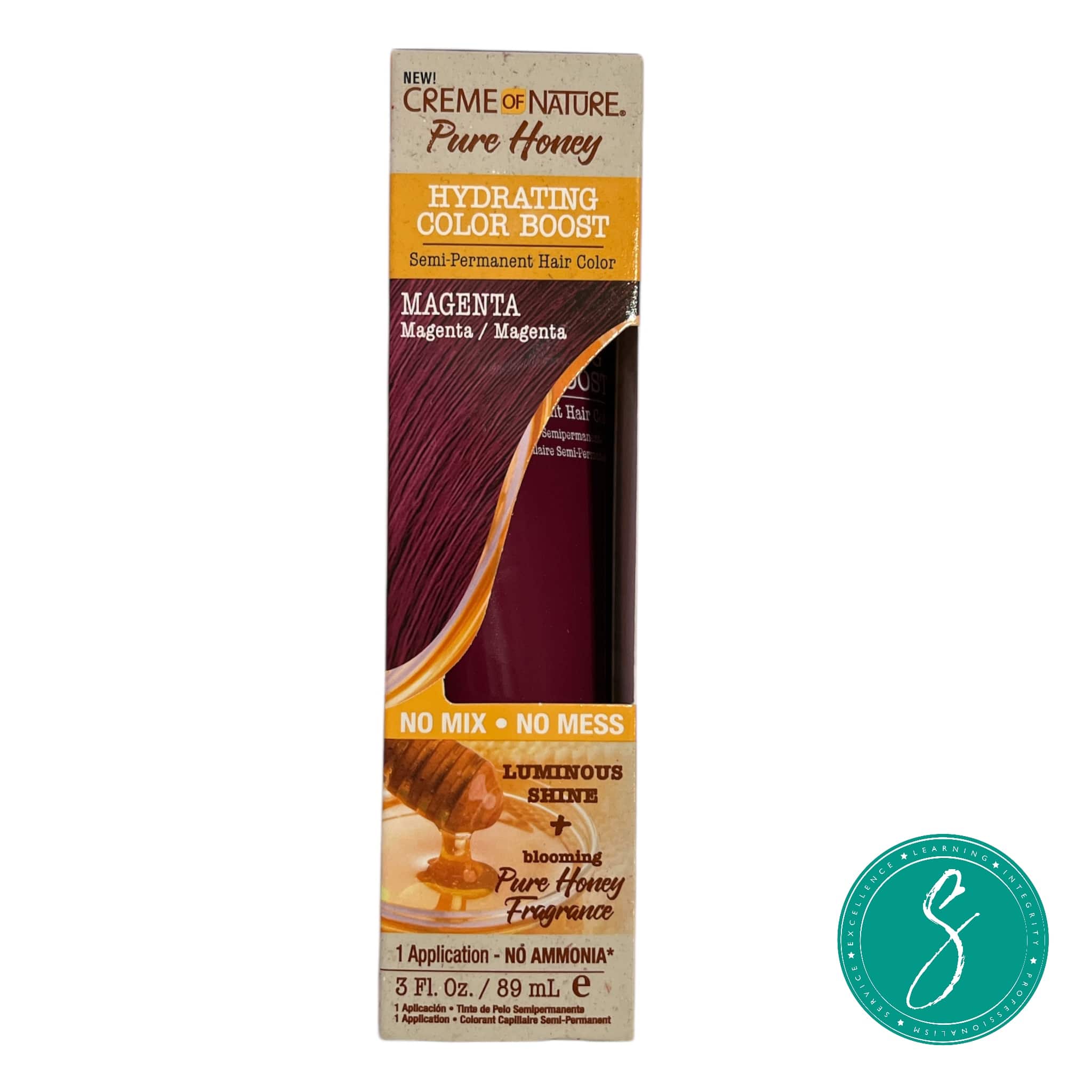 Creme of Nature Pure Honey Color Boost Magenta 3oz
