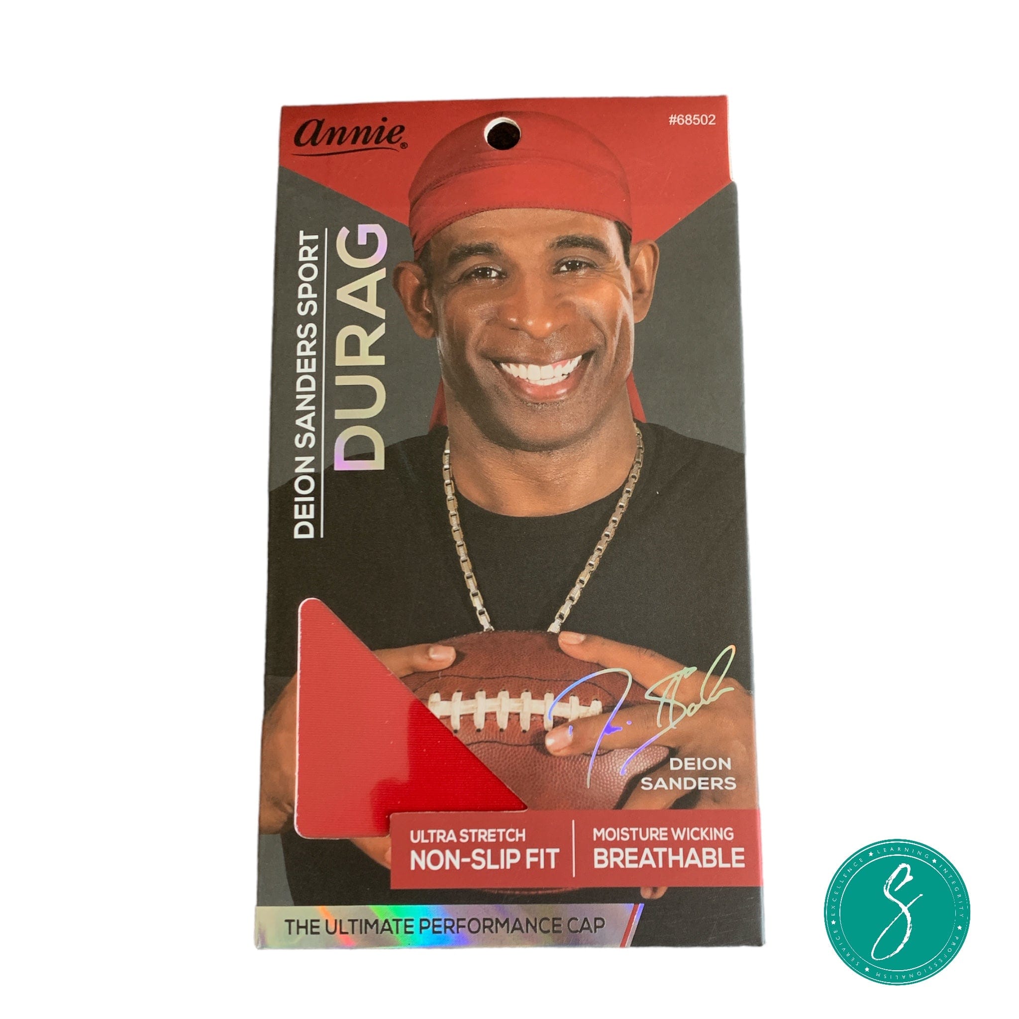 Deion Sanders Sport Durag Red