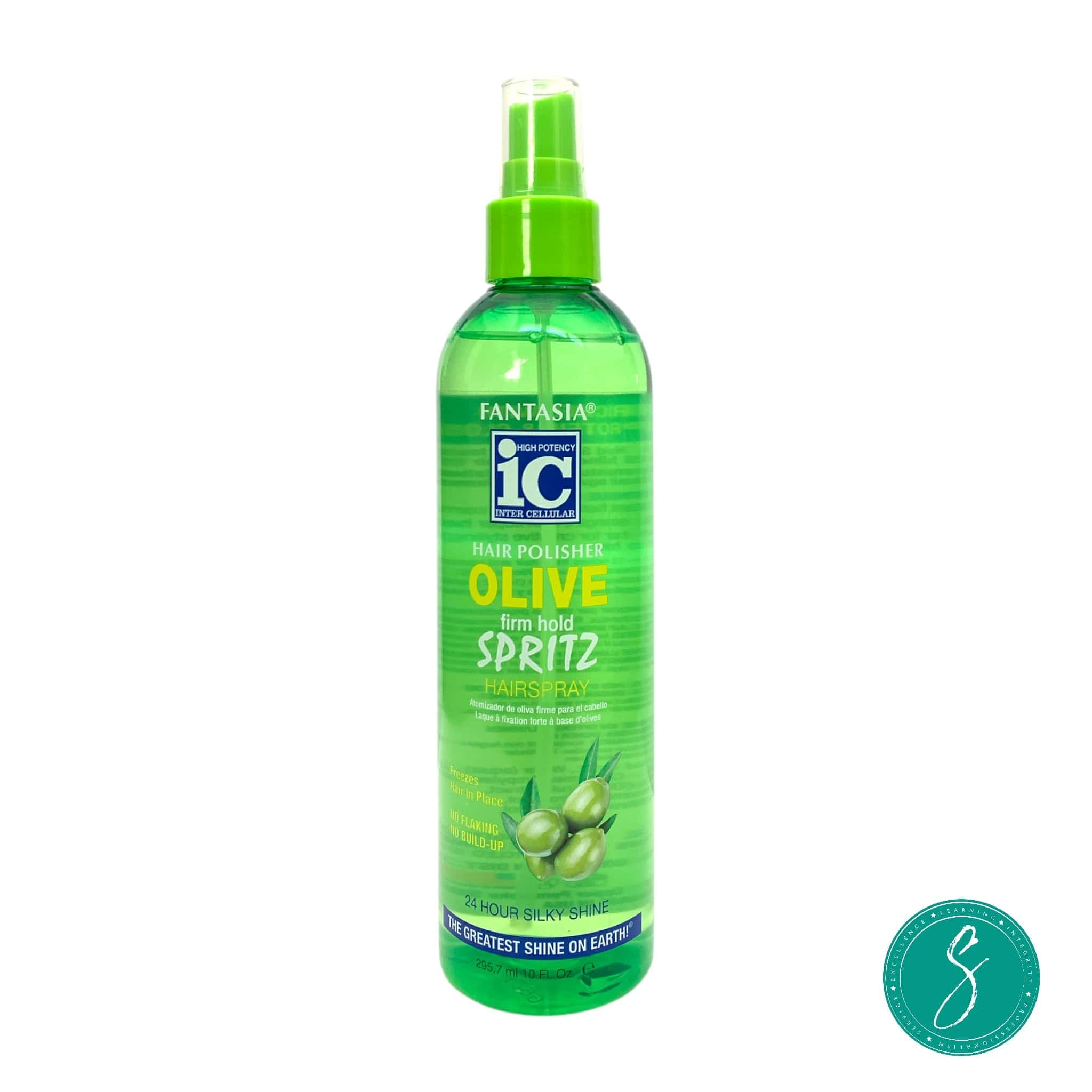 Fantasia Fantasia Hair Polisher Spritz Hair Spray Olive Firm Hold 10oz
