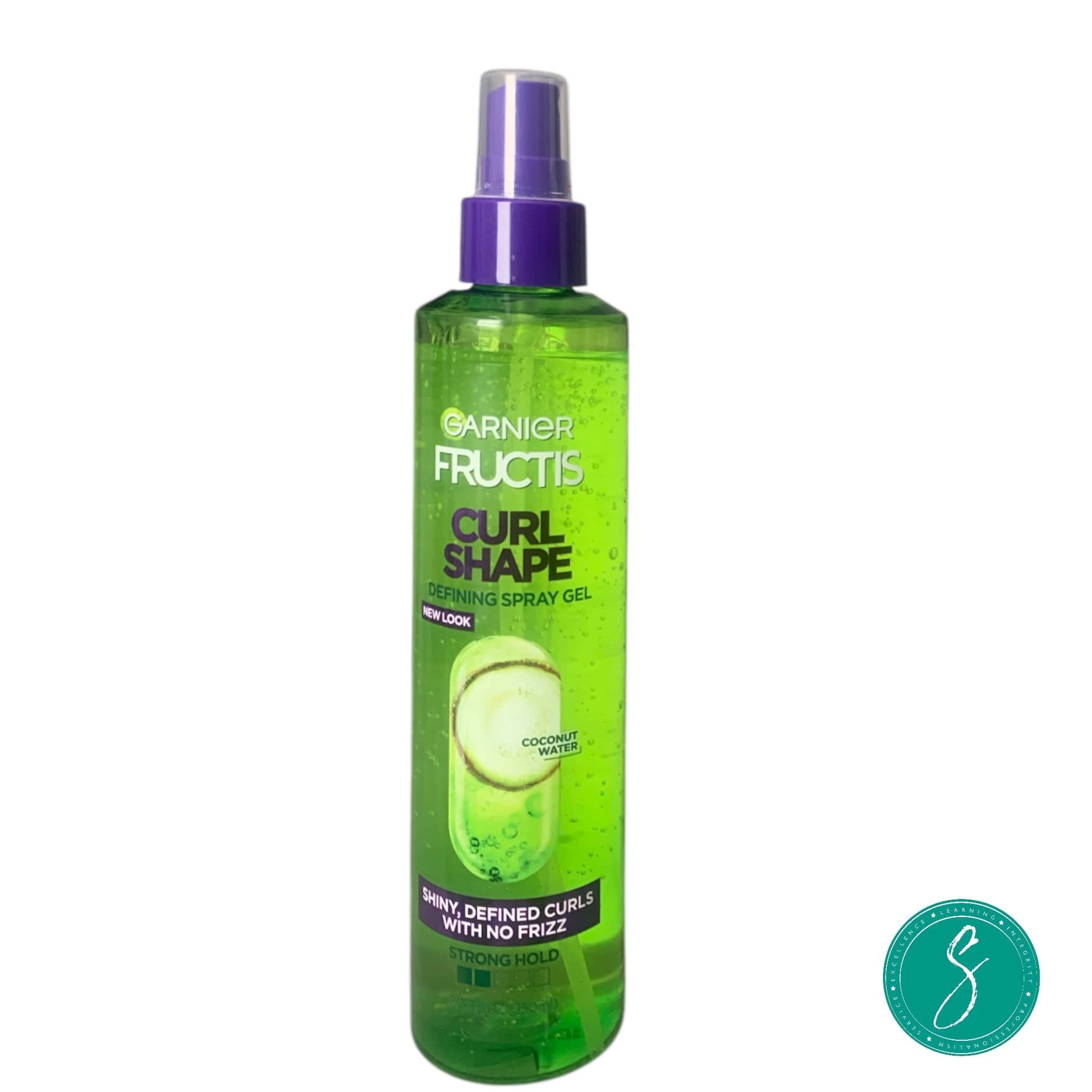 Garnier Fructis Style Curl Shape Defining Spray Gel, Curly Hair, 8.5 Fl Oz
