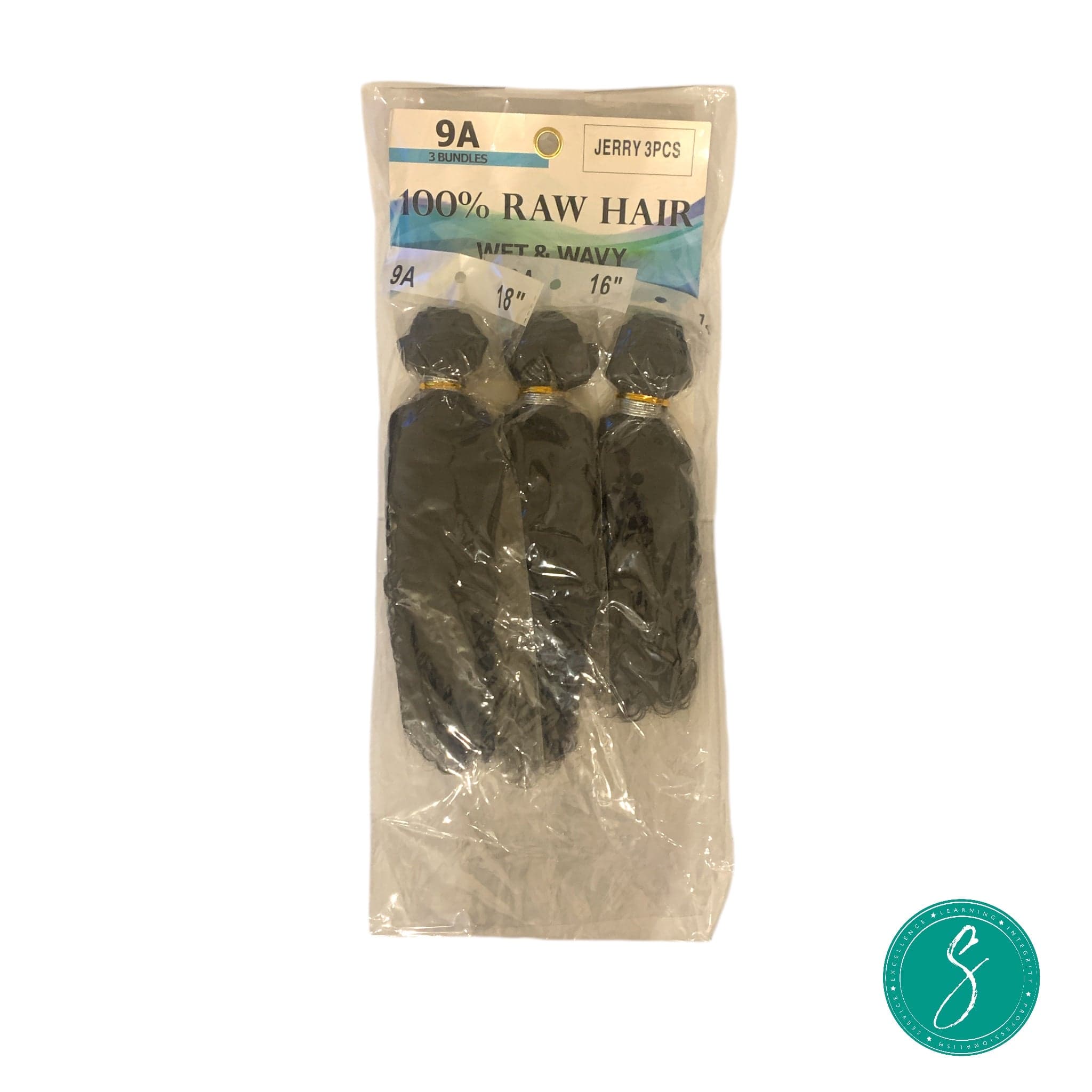 Jinny Corporation Human Hair 3PC Jerry 14"-16"-18"