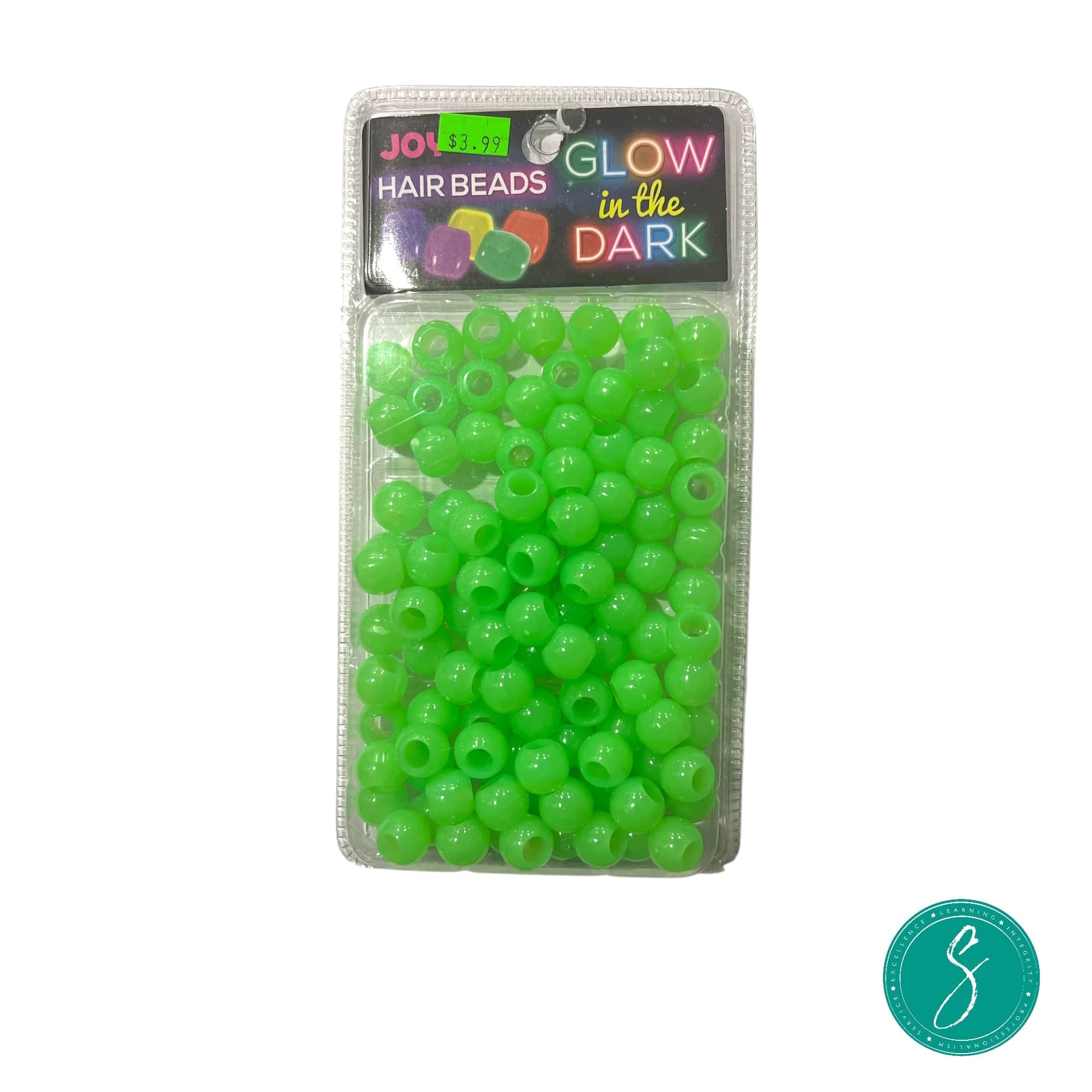 Joy Glow in the Dark Beads Gree