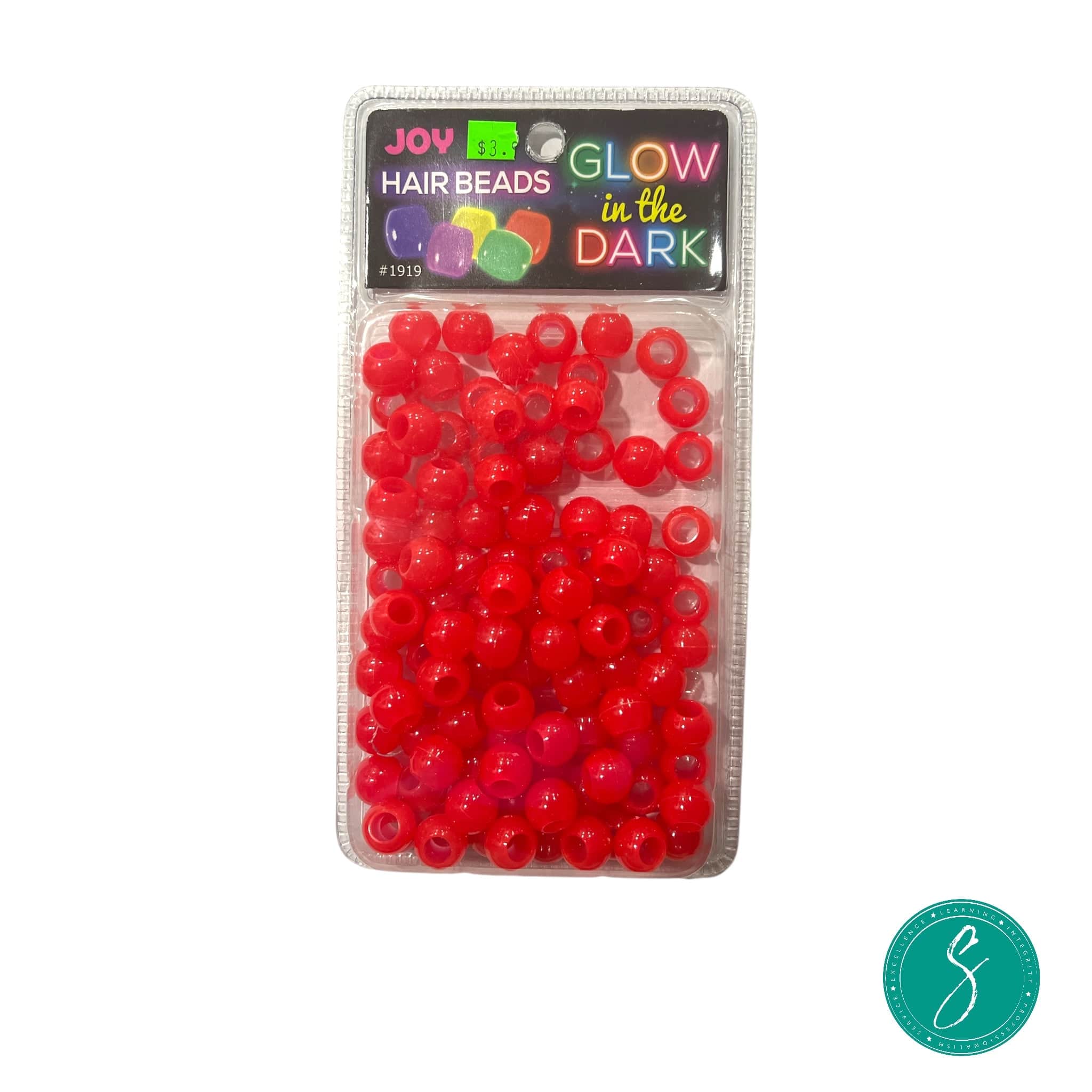 Joy Glow in the Dark Beads Red