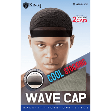 King J Wave Cap Cool - Black