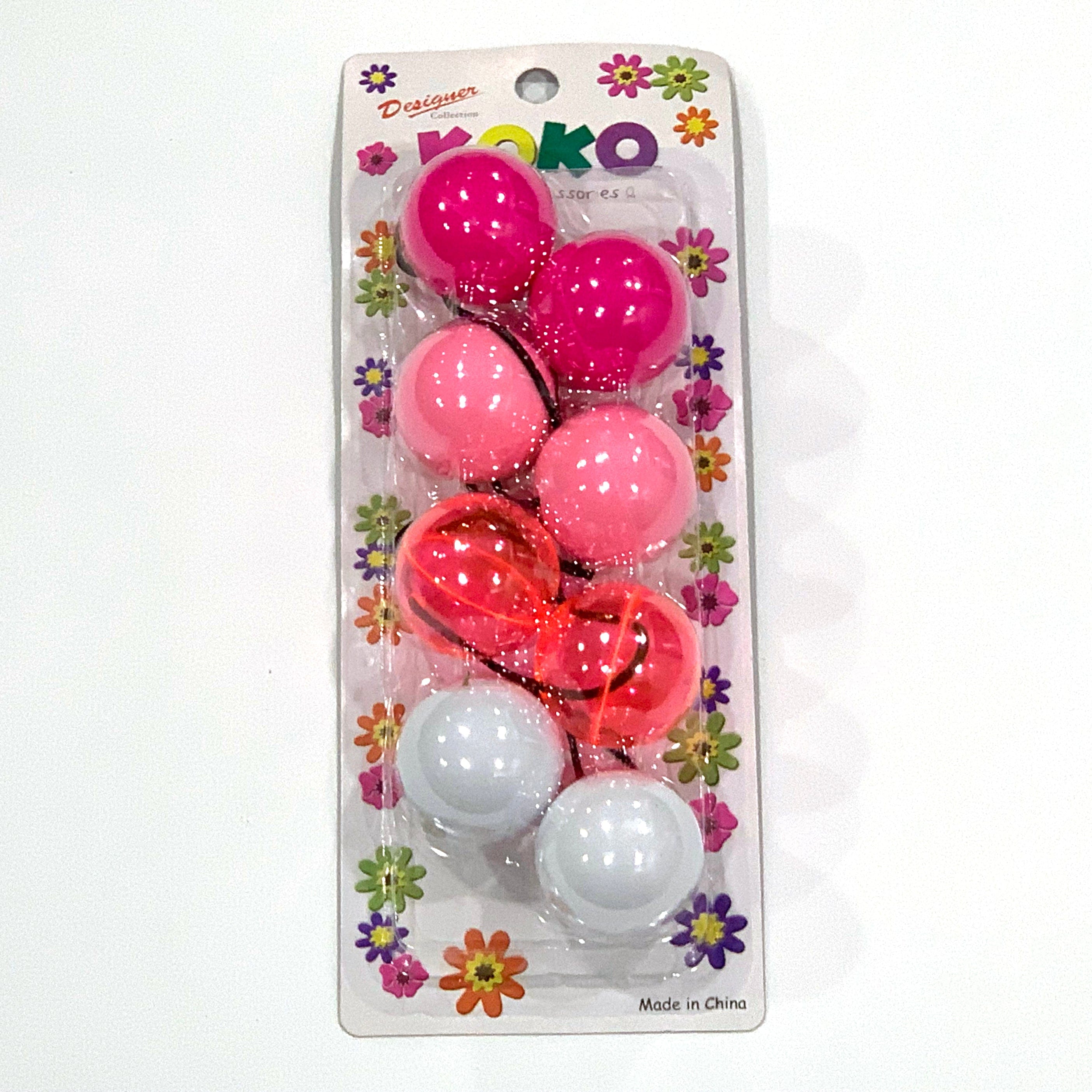 Koko Jumbo Pink Hair Balls