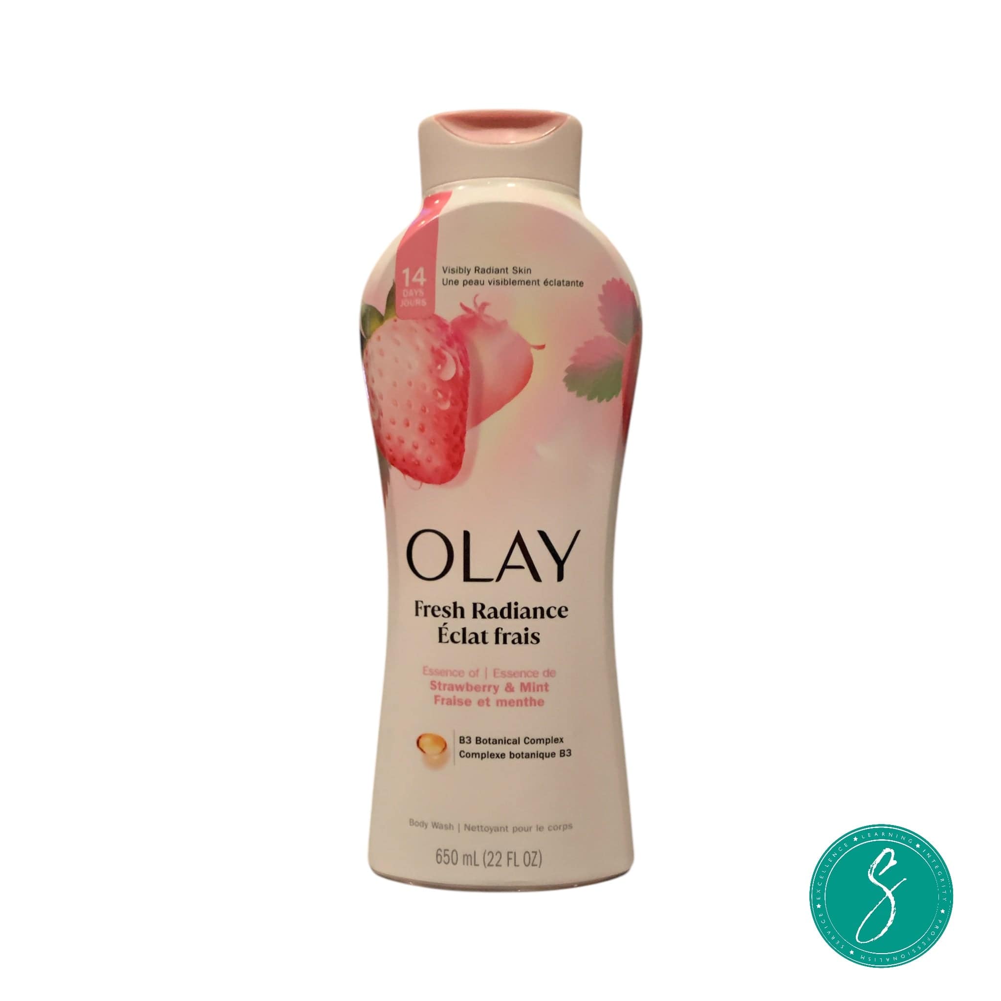 Olay Default Olay Fresh Outlast Body Wash, White Strawberry & Mint, 22 Fl Oz