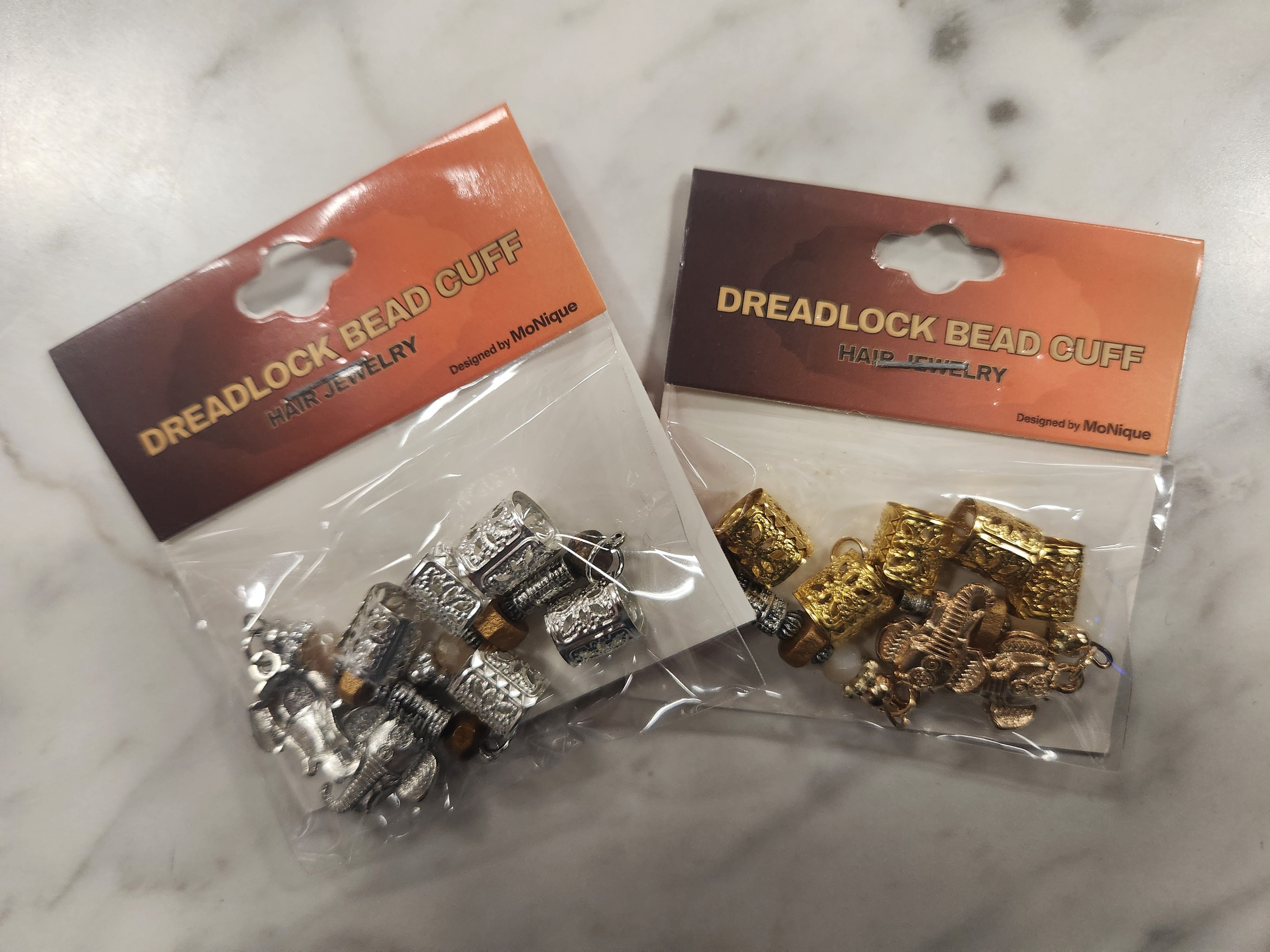 PC Dreadlock Bead Cuff Elephant