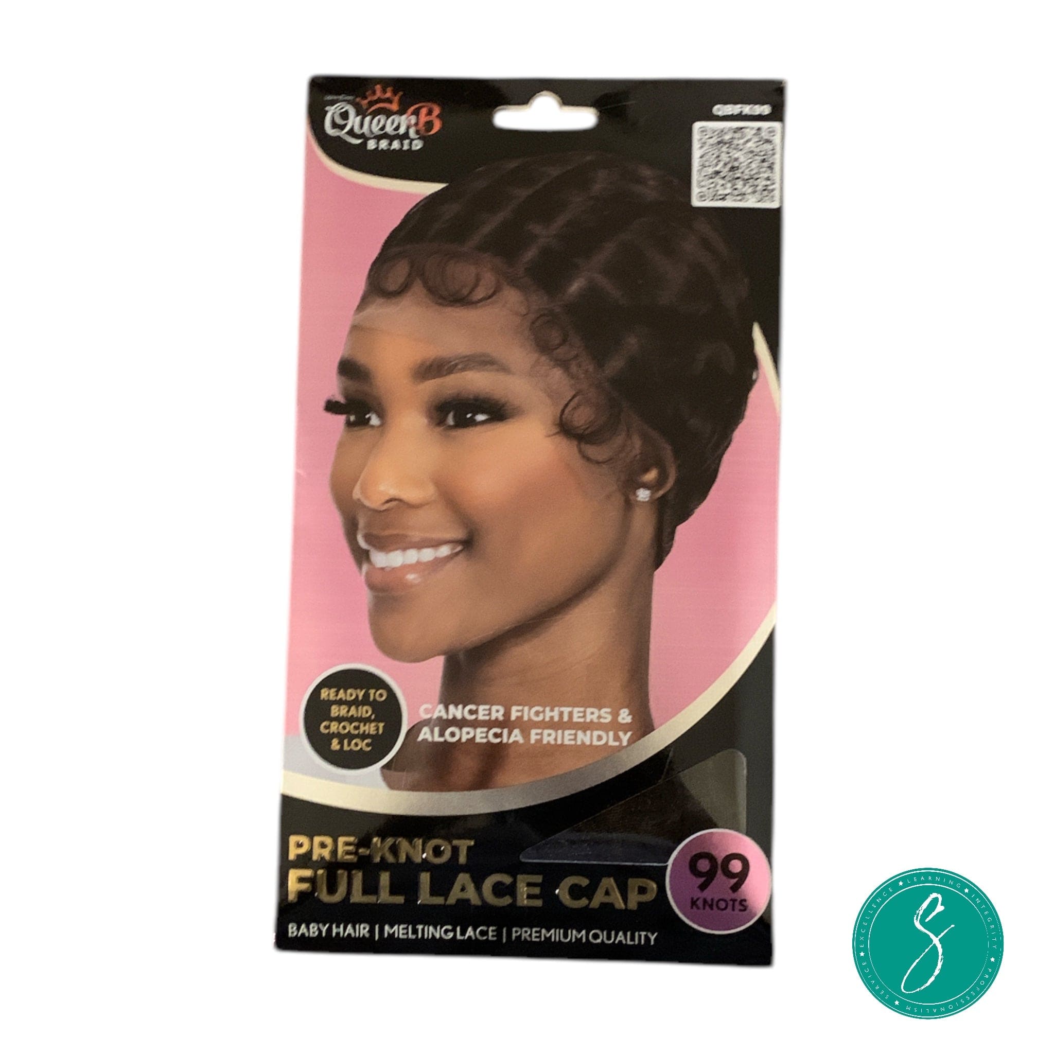 Jinny Corporation QueenB Pre-Knot Full Lace Cap- Square (99 Knots)