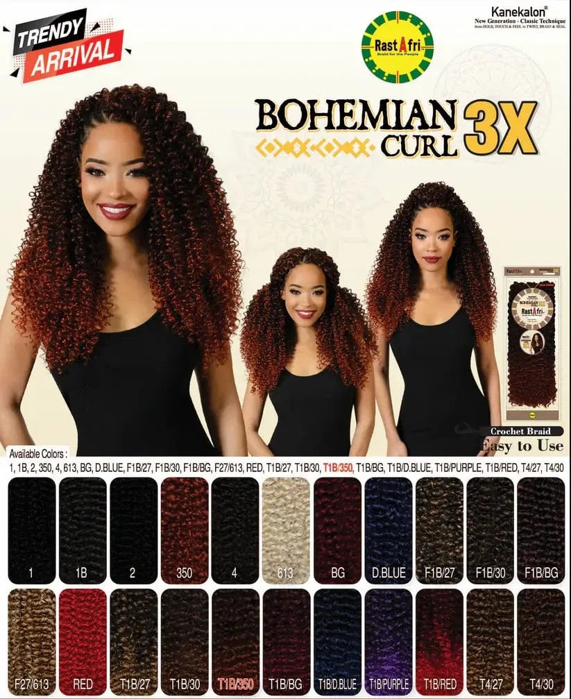 RastAfri RastAfri Bohemian Curl 3X 4