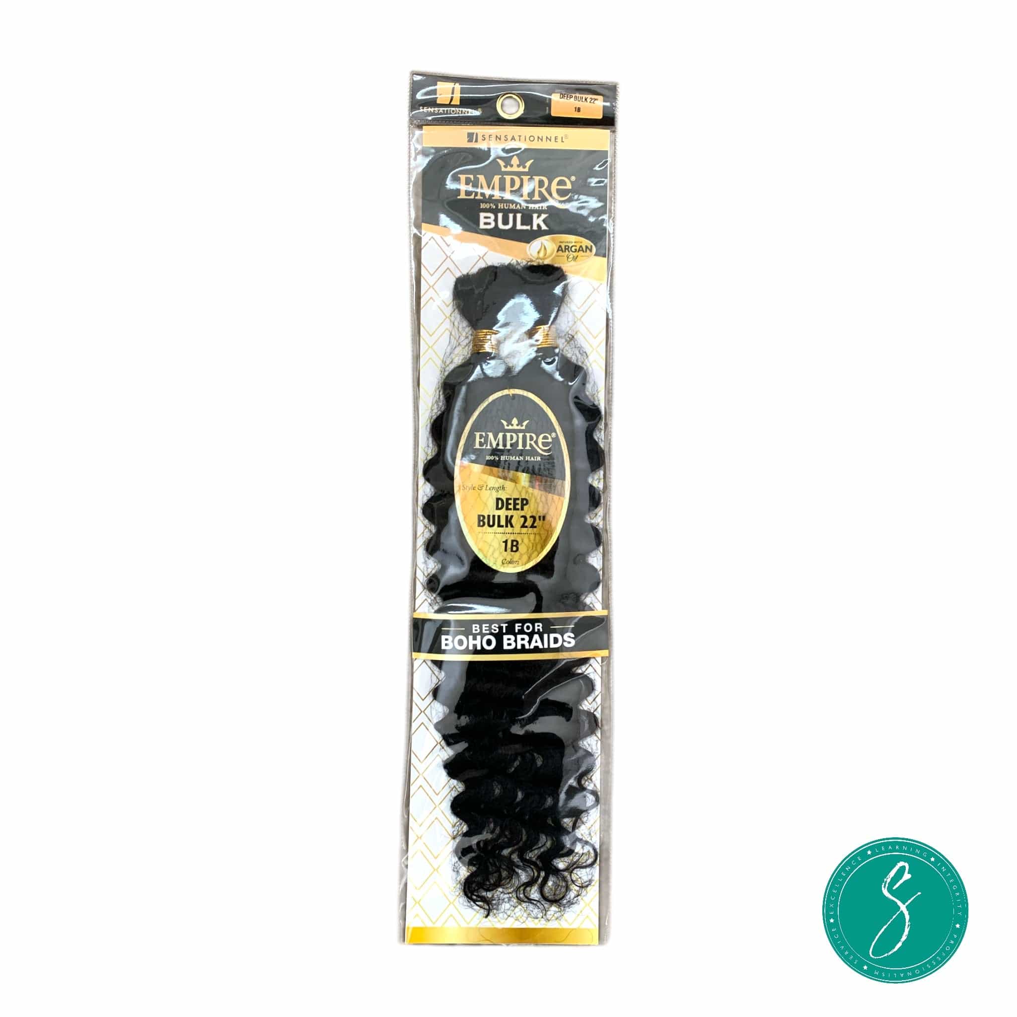 Sensationnel #1B / 22" Sensational Empire Bulk braiding Hair – Bulk Deep