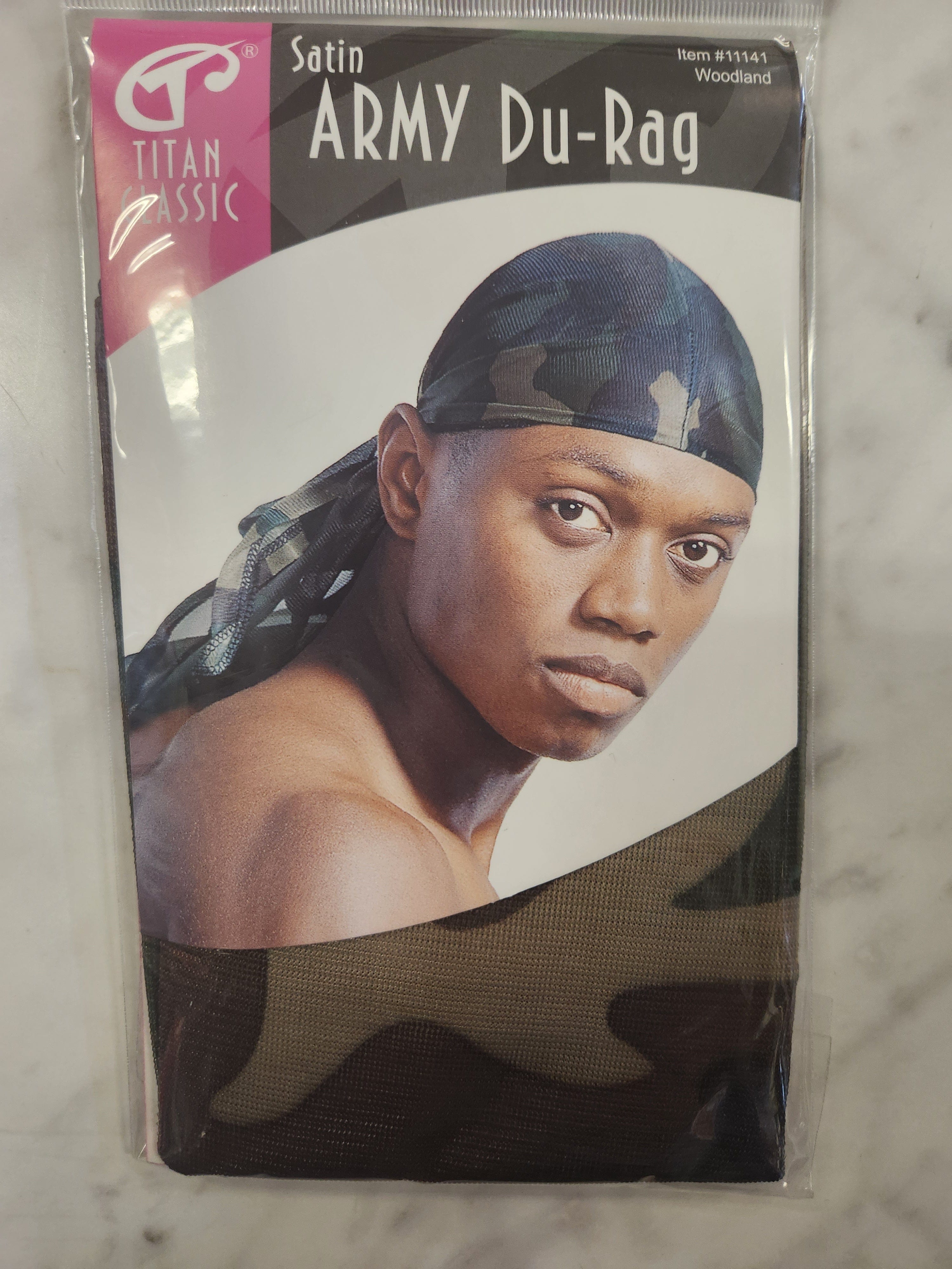 Titan Classic Satin Army Du-Rag