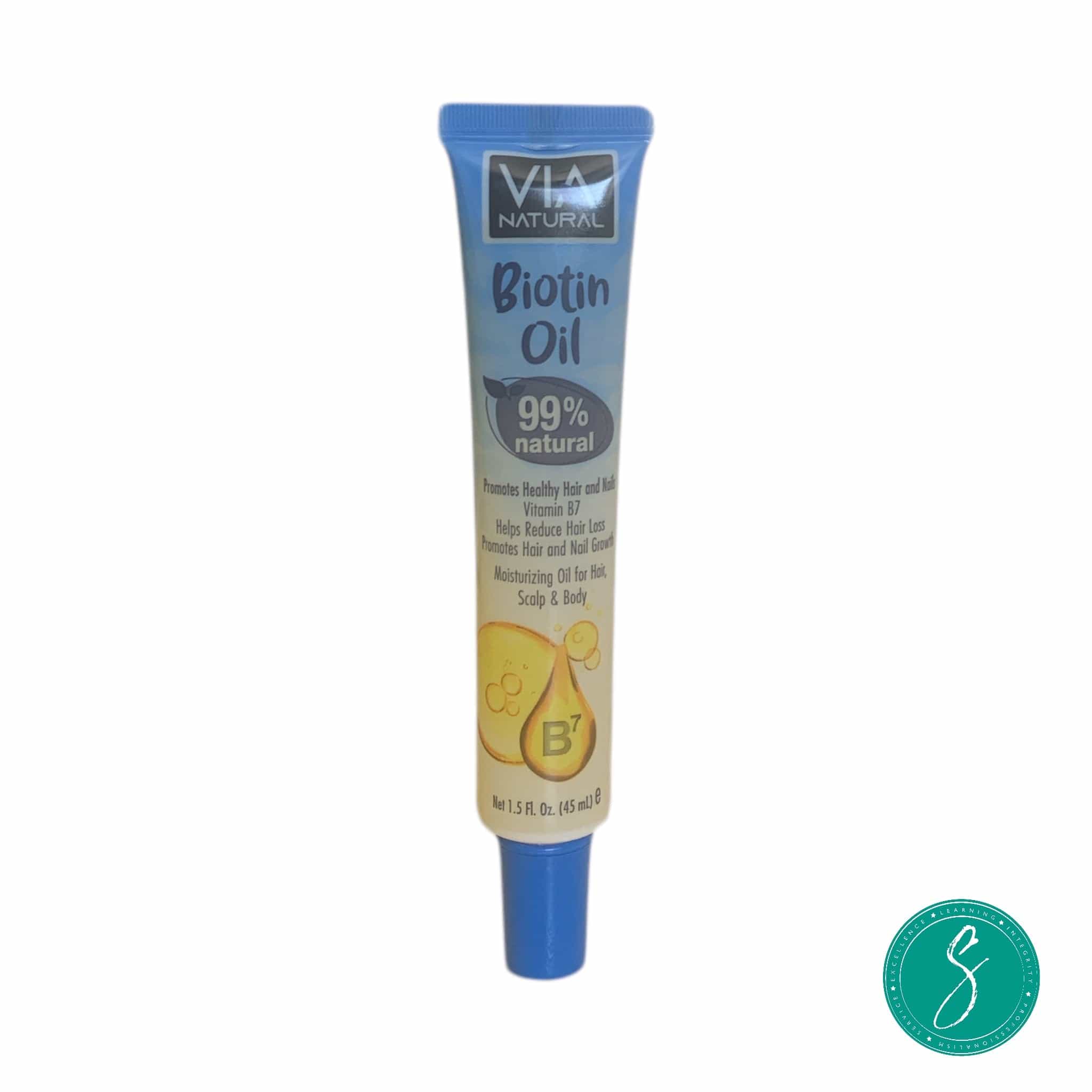 Via Natural Via Natural Biotin Oil 1.5 Fl Oz