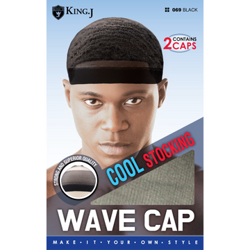 King J Wave Cap Cool - Black