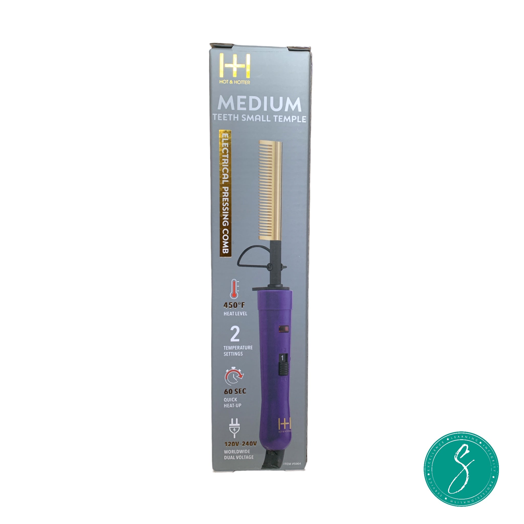 Hot & Hotter Medium Teeth Comb