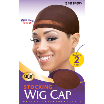 Qfitt Stocking Wig Cap #101 - Brown