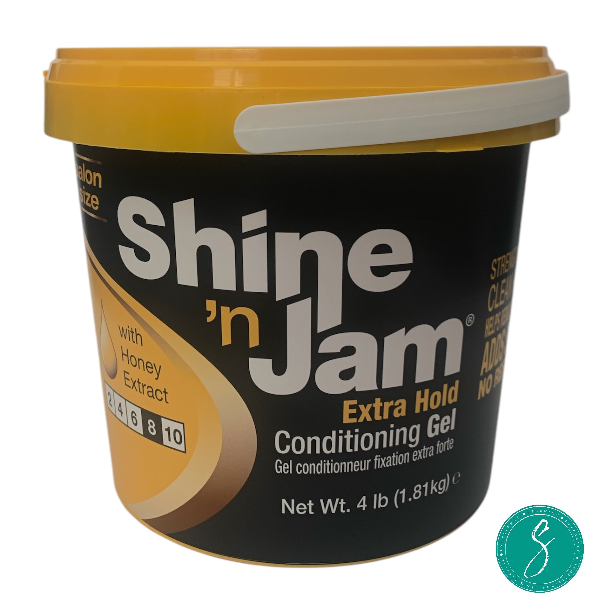 Shine 'n Jam Extra Hold w/Honey Gel 64oz