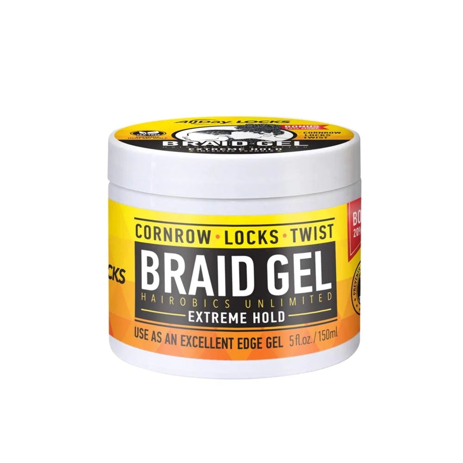 All Day Locks Braid Gel Reg 5oz