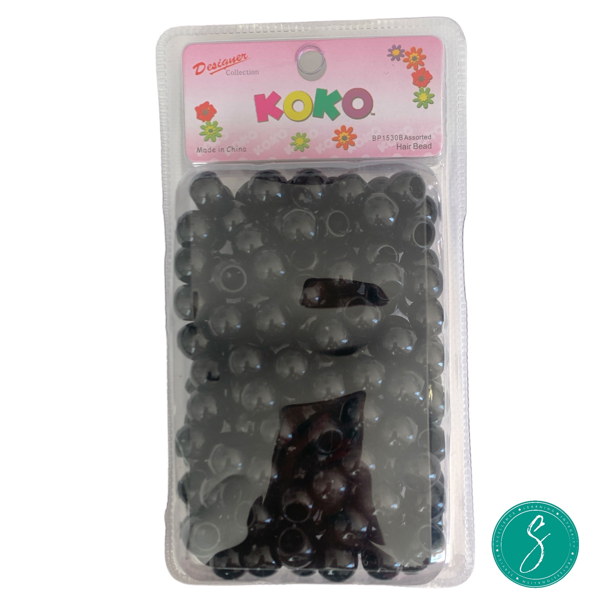 Koko Hair Beads - Large - Black