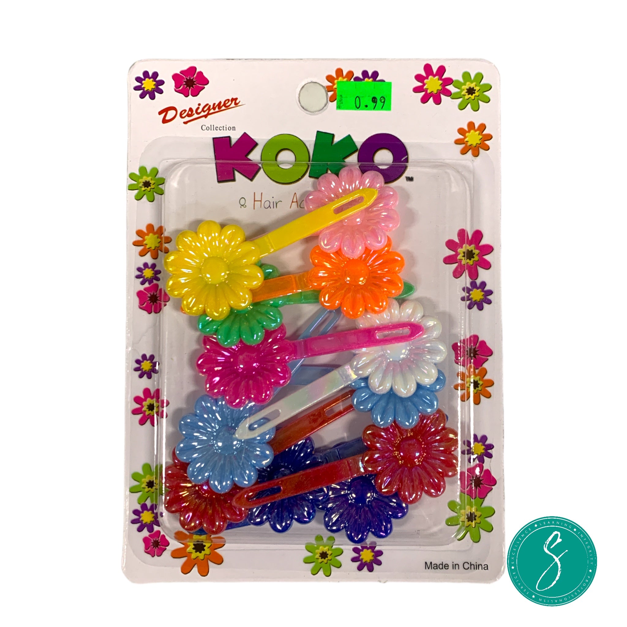 Koko Barrettes Assorted Shimmer