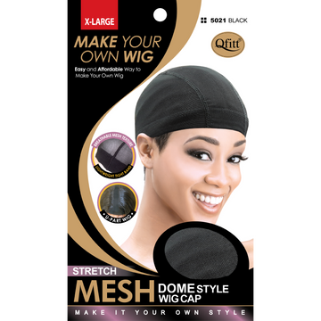 Qfitt Mesh Wig & Weave Cap Make Your Own Wig - Black