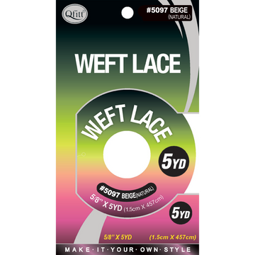 Qfitt Weft Lace Tape Natural
