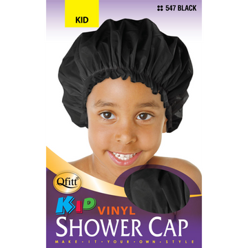 Kids Vinyl Shower Cap