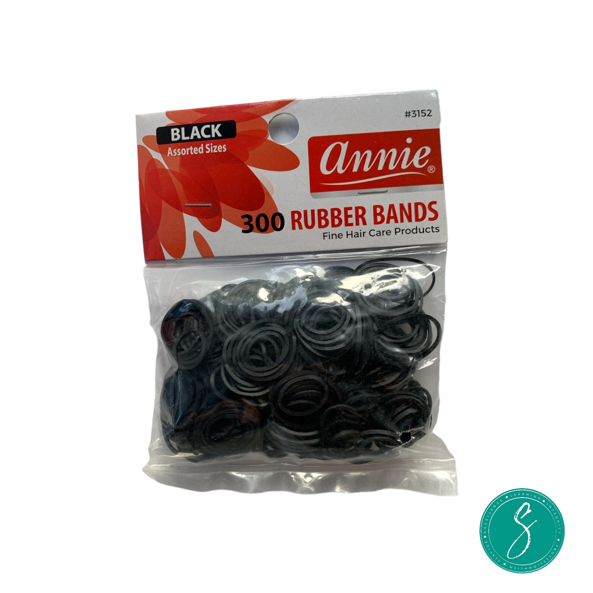 Annie Rubberbands Black 300ct