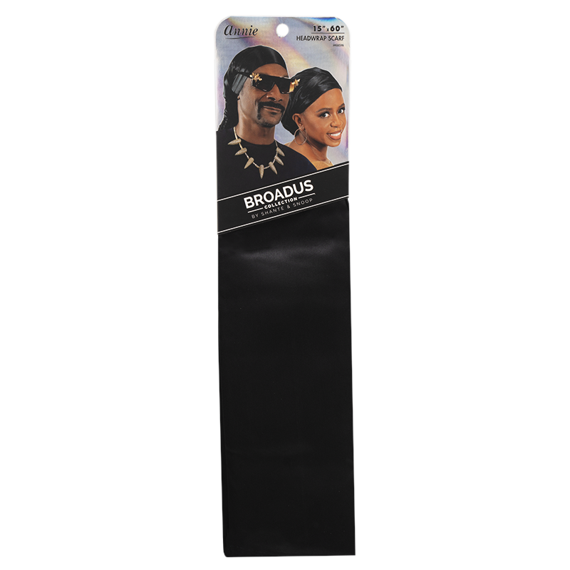 Annie Broadus Scarf Black 15x60