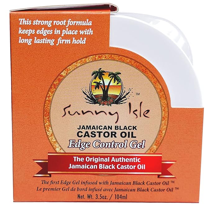 Sunny Isle Castor Oil Edge Control 3.5oz