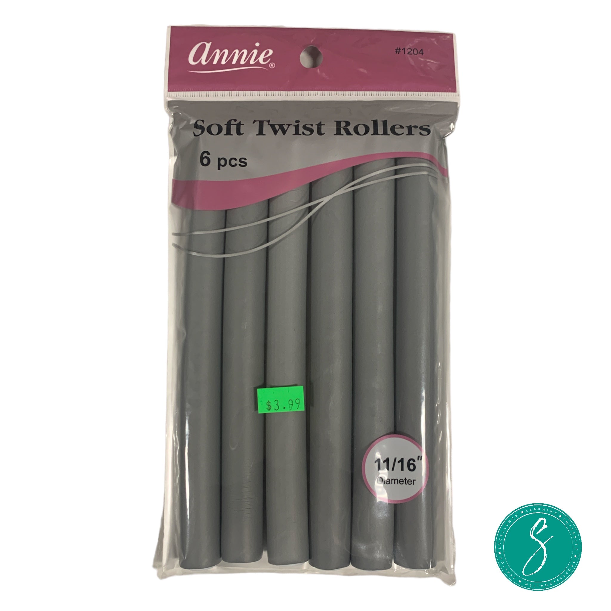 Annie Soft Twist Rollers #1204