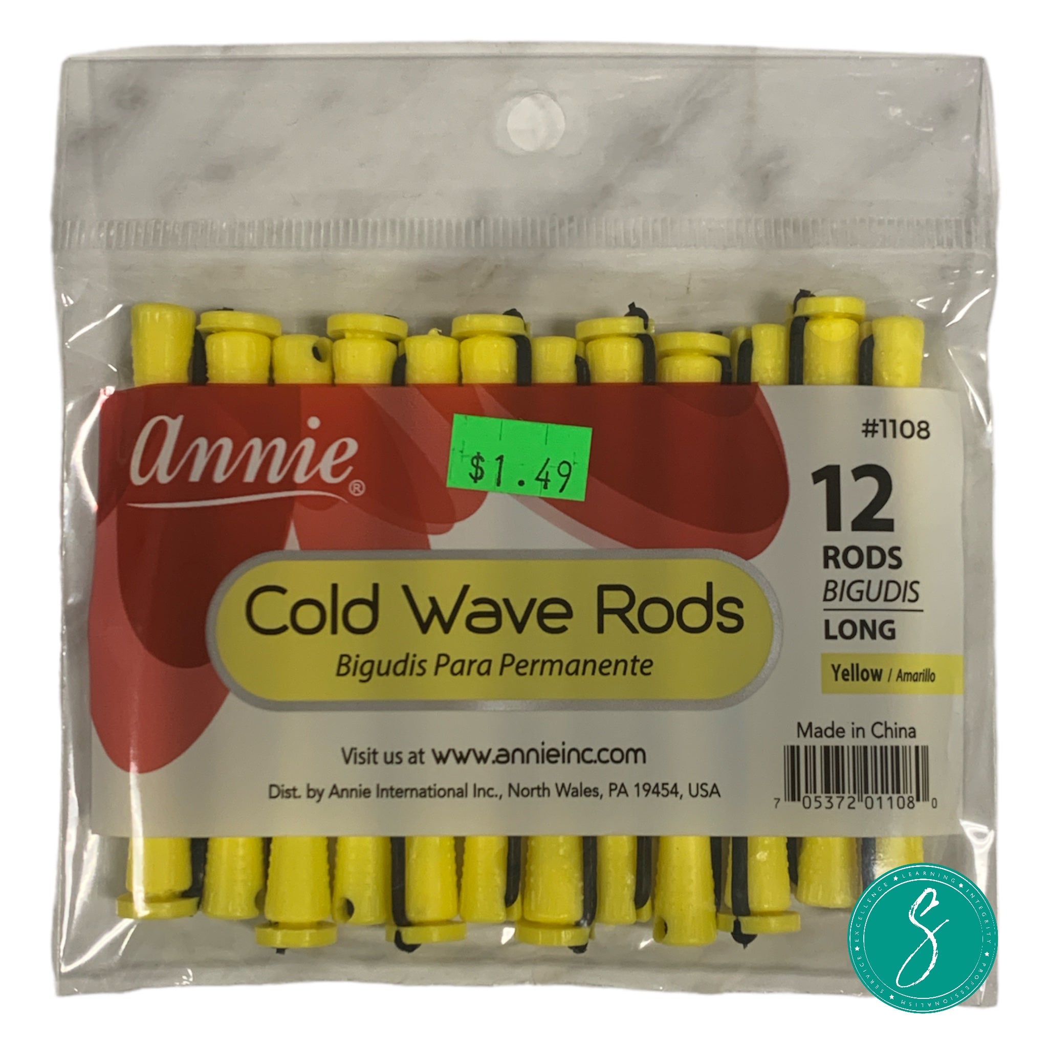Annie Cold Wave Rod Long #1108