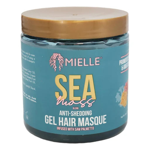 Mielle Sea Moss Blend Gel Hair Masque, Anti-Shedding, Sea Moss Blend - 8 oz
