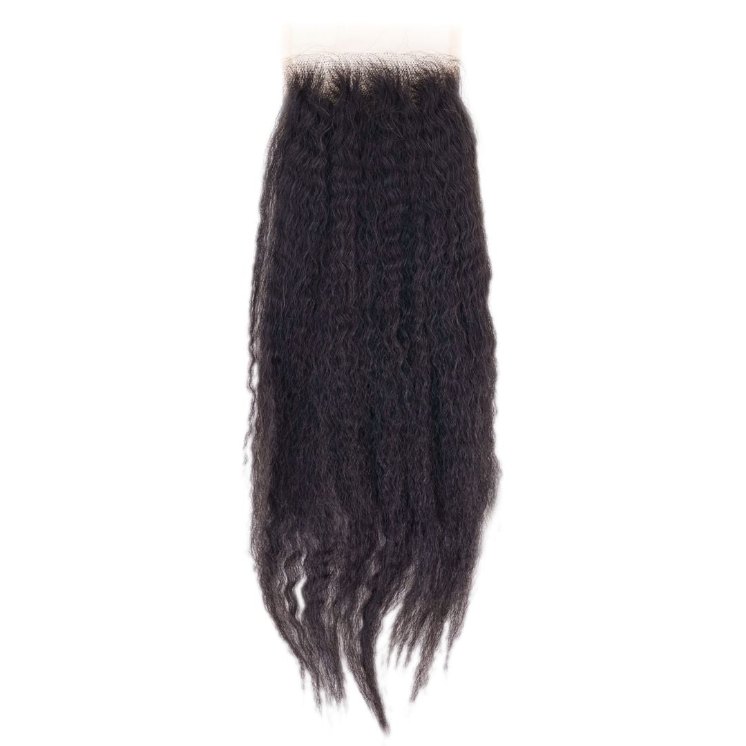 Brazilian Kinky Straight 4x4 Closure (Online Only)