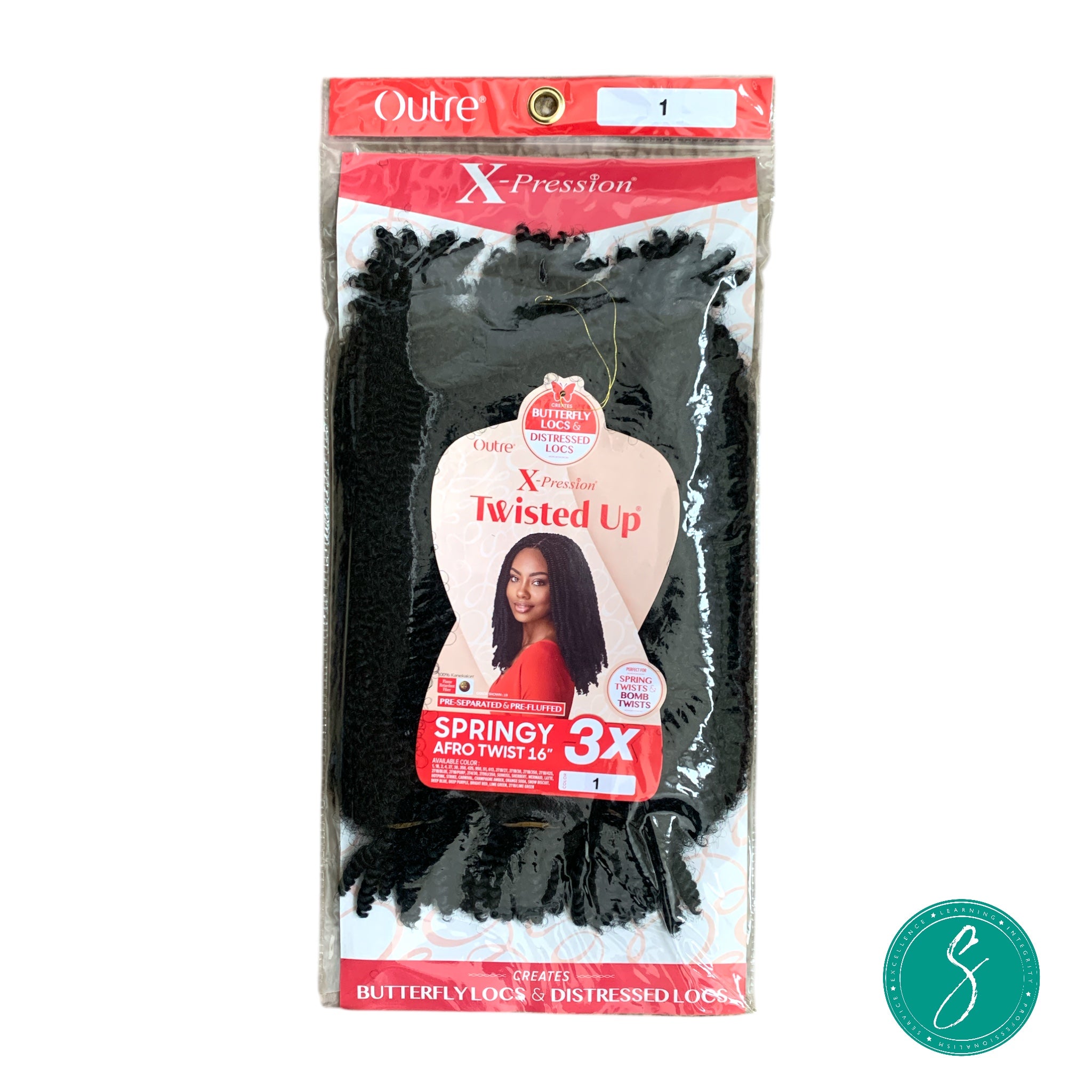 Outre Springy Afro Twist 16" #1