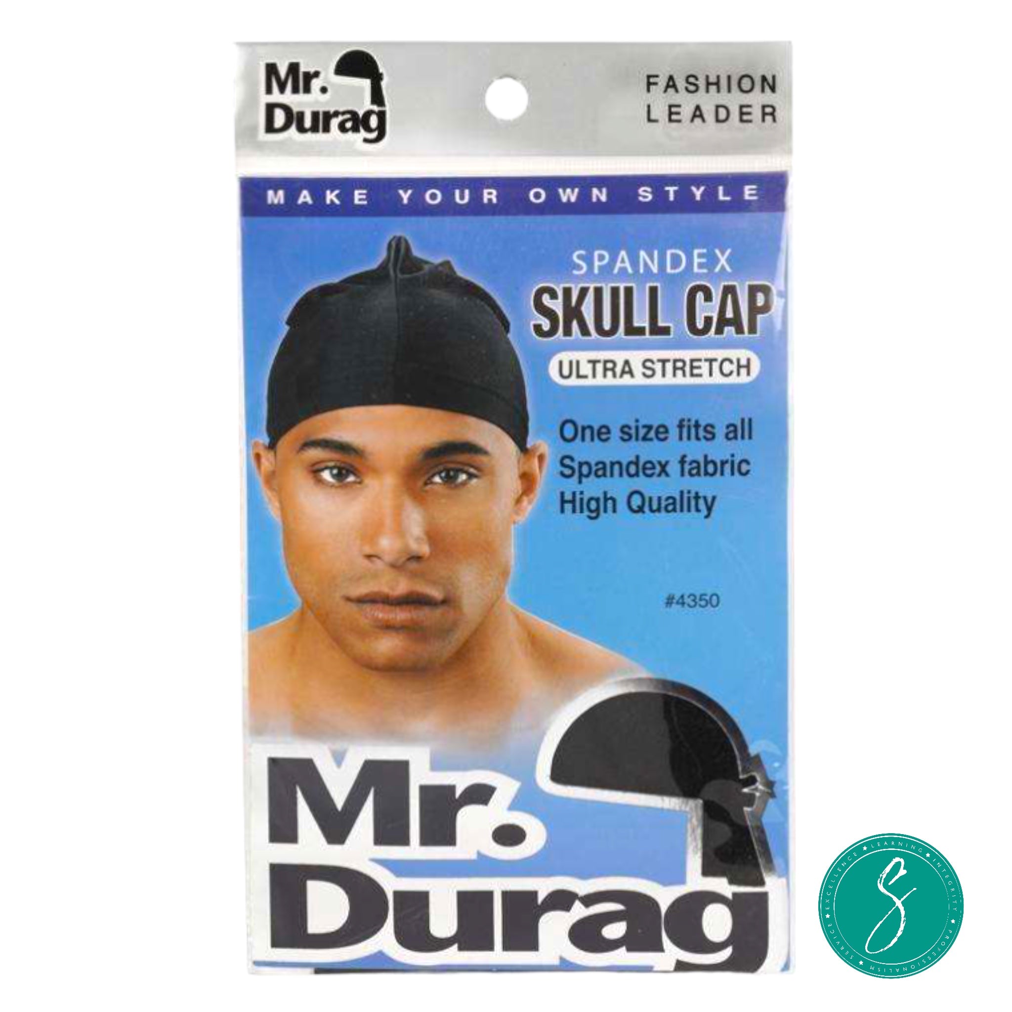 Mr. Durag Spandex Skull Cap Blk