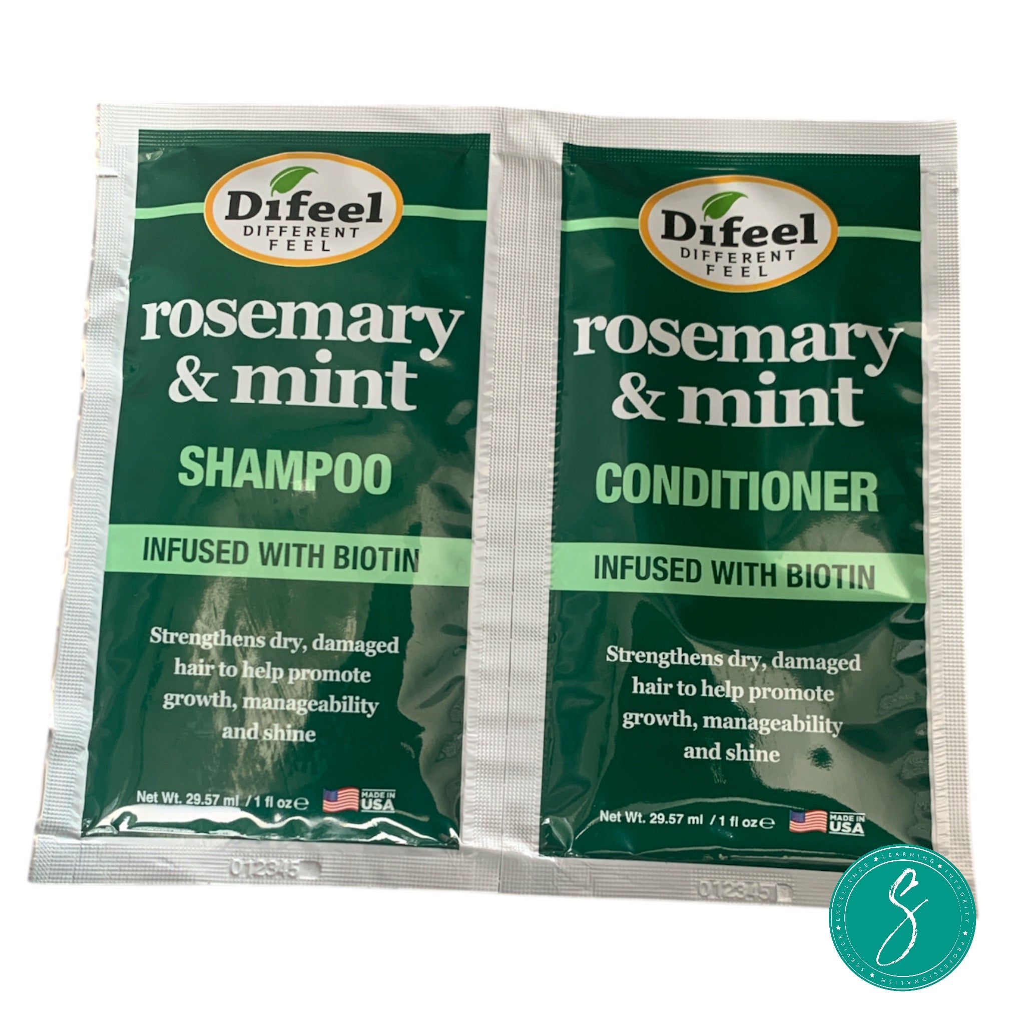 Difeel Rosemary & Mint Shampoo & Conditioner Pack