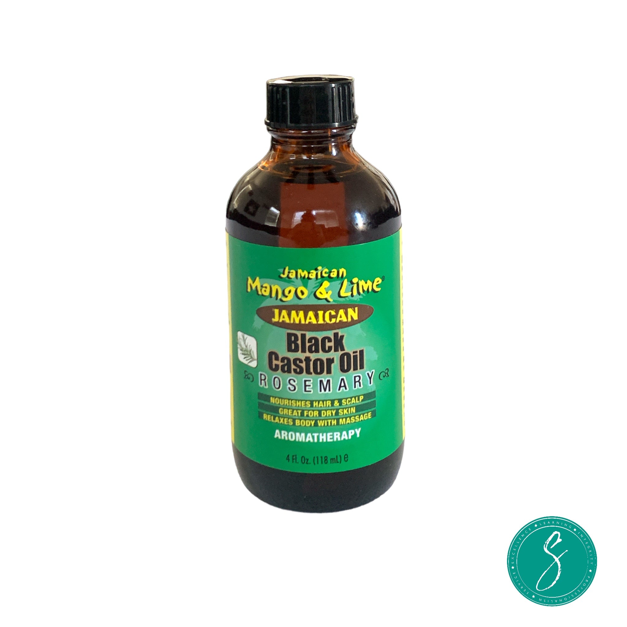 Jamaican Mango & Lime Oil lack Castor Oil - Rosemary