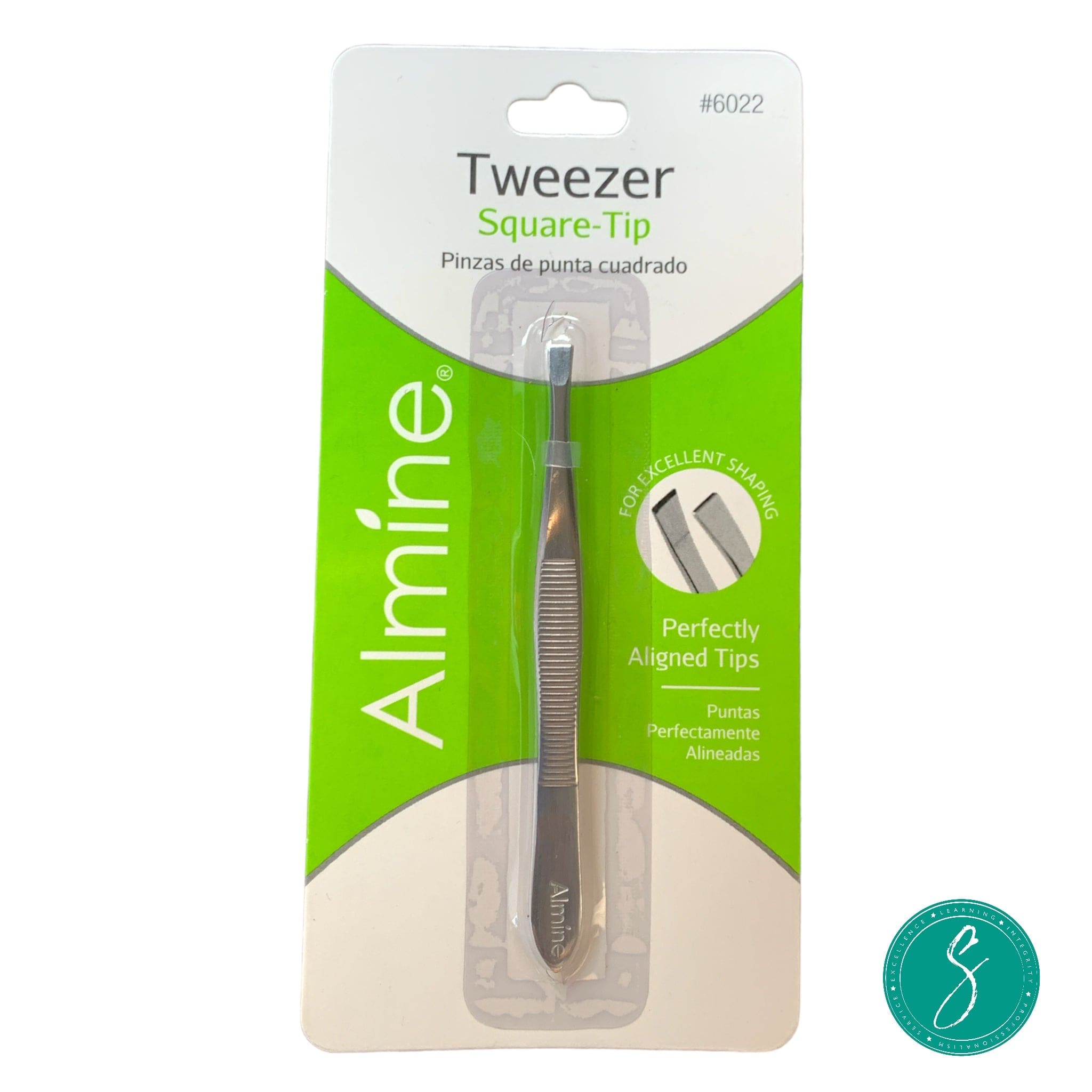 Almine Tweezers Square Tip