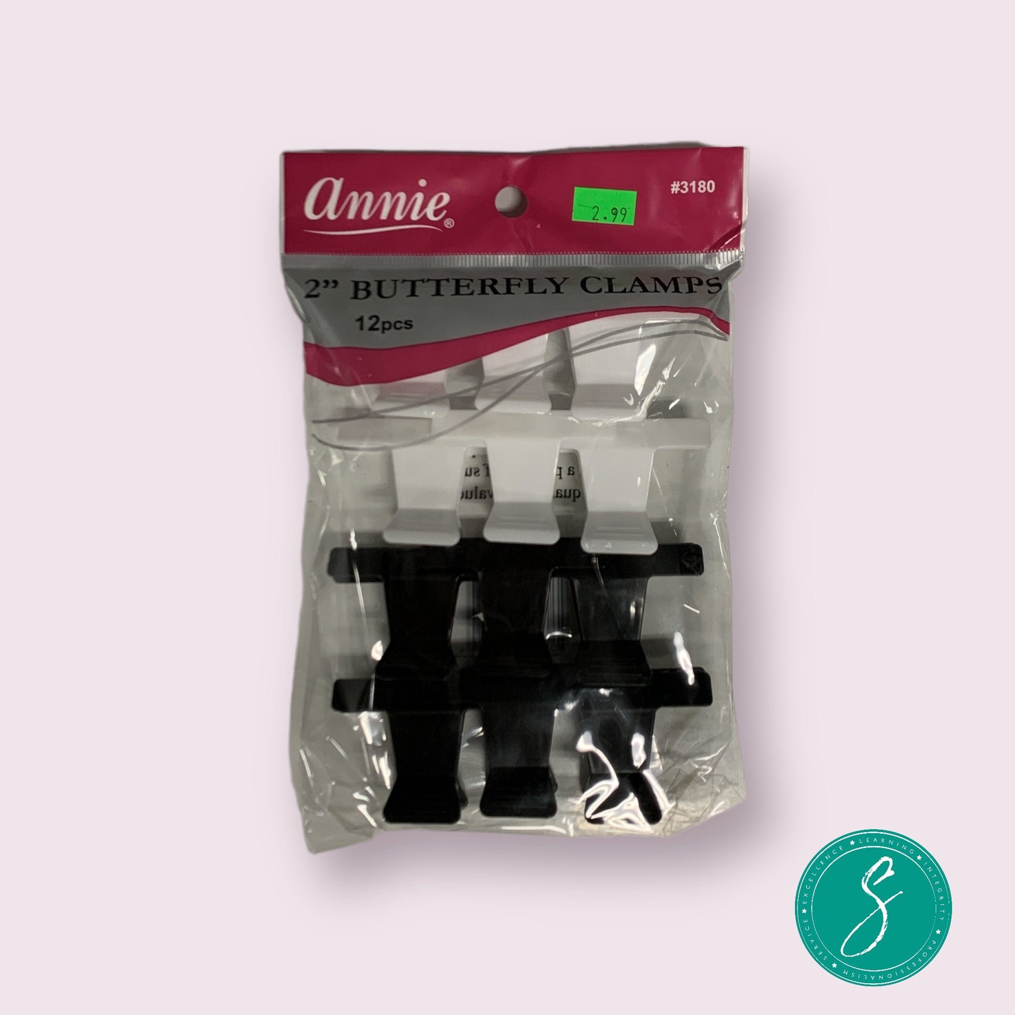 Annie 2" Butterfly Clips