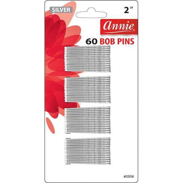 Annie Bob Pins 2" 60Ct Silver