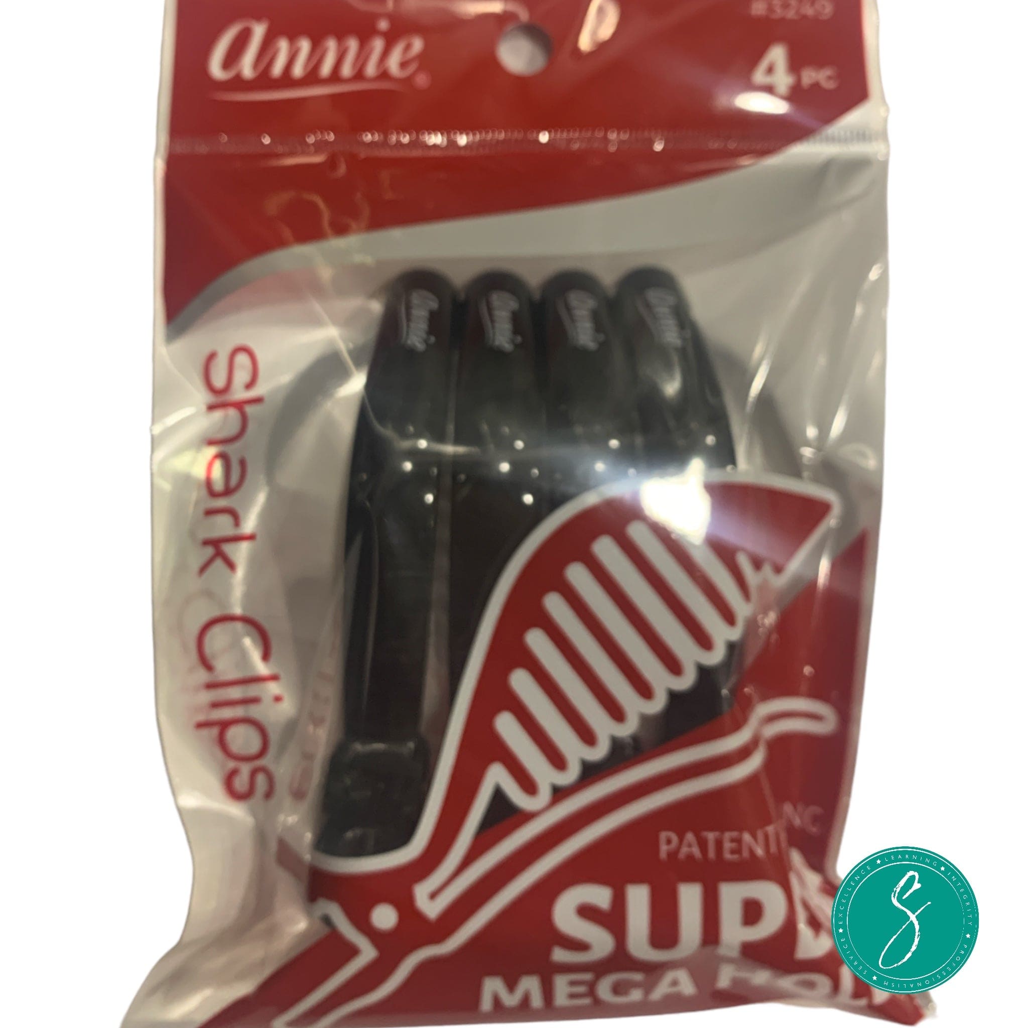 Annie Shark Clips 4 PK