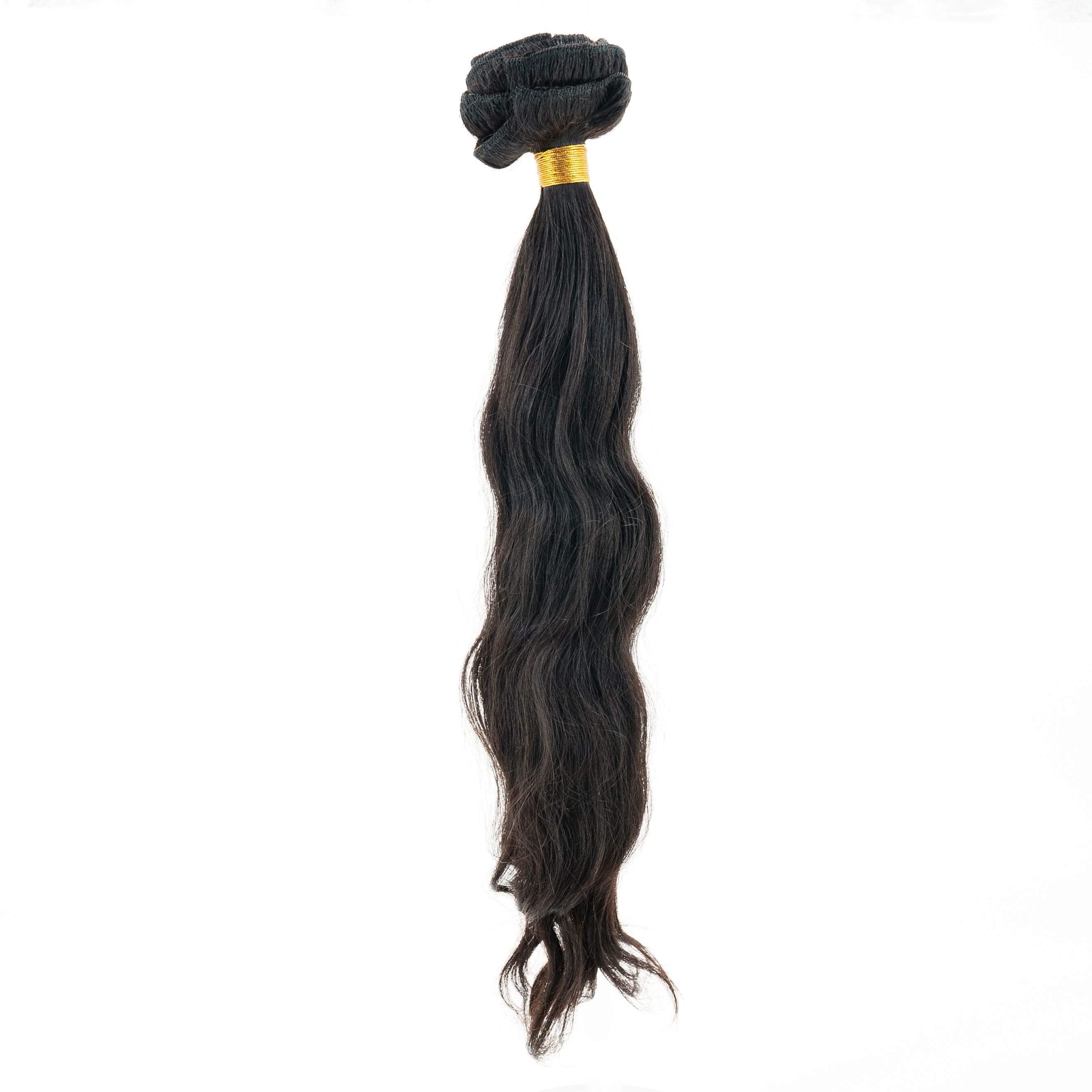 Indian Curly Natural Black Clip-In Extensions (Online Only)