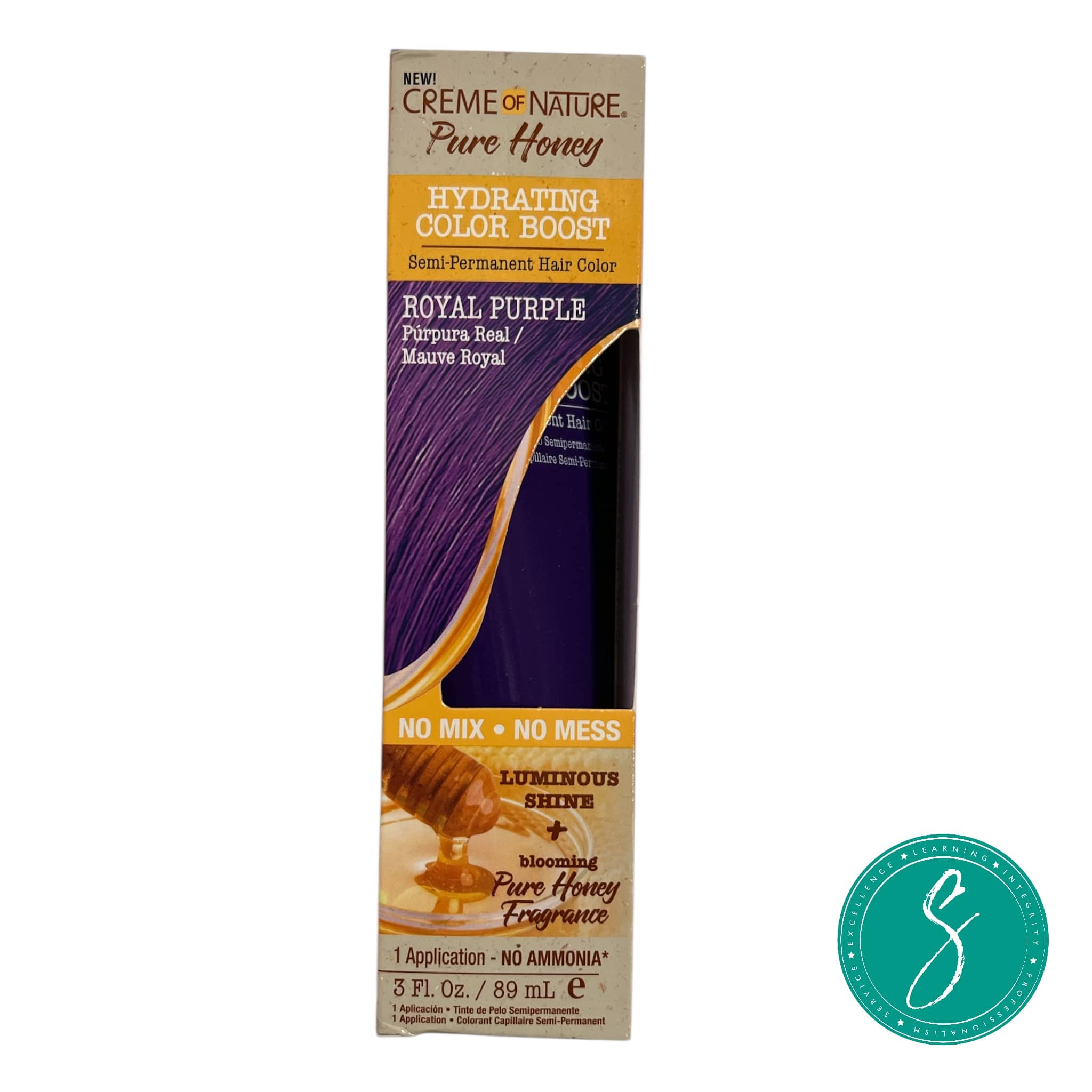 Creme of Nature Pure Honey Color Boost Royal Purple 3oz